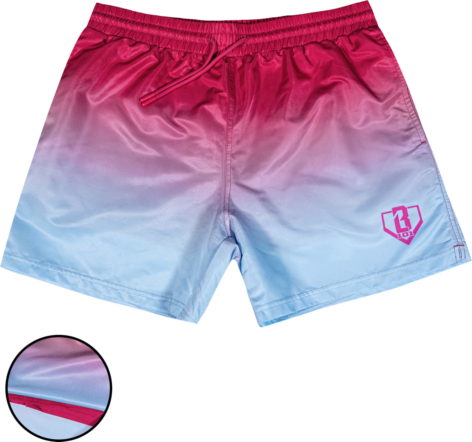 Baseball Lifestlye 101 Boys' Gradient Swim Trunks