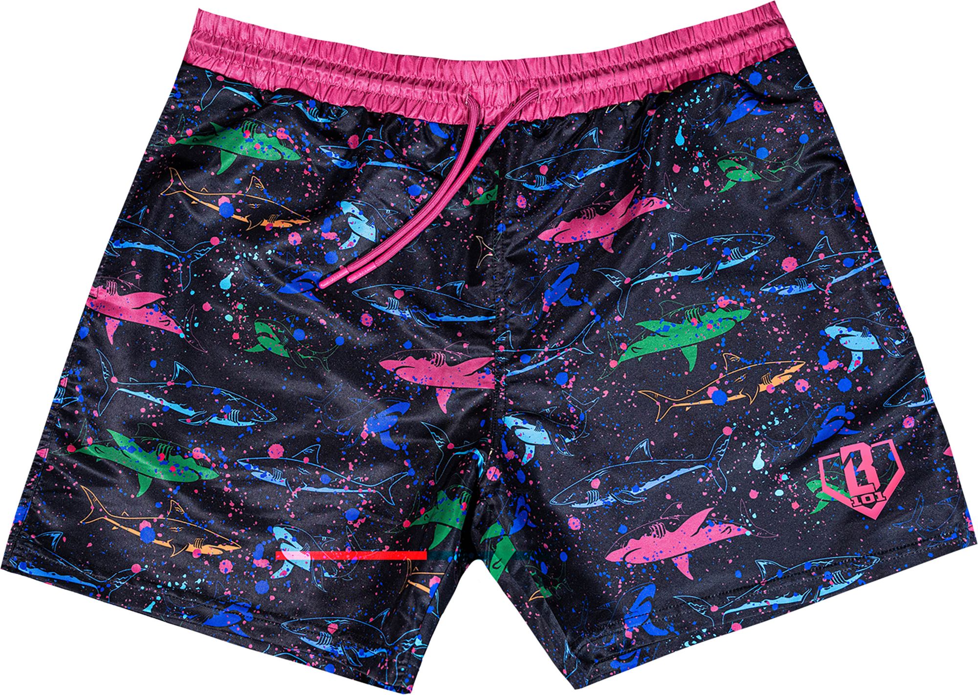 Baseball Lifestyle 101 Boys' Shark Swim Trunks