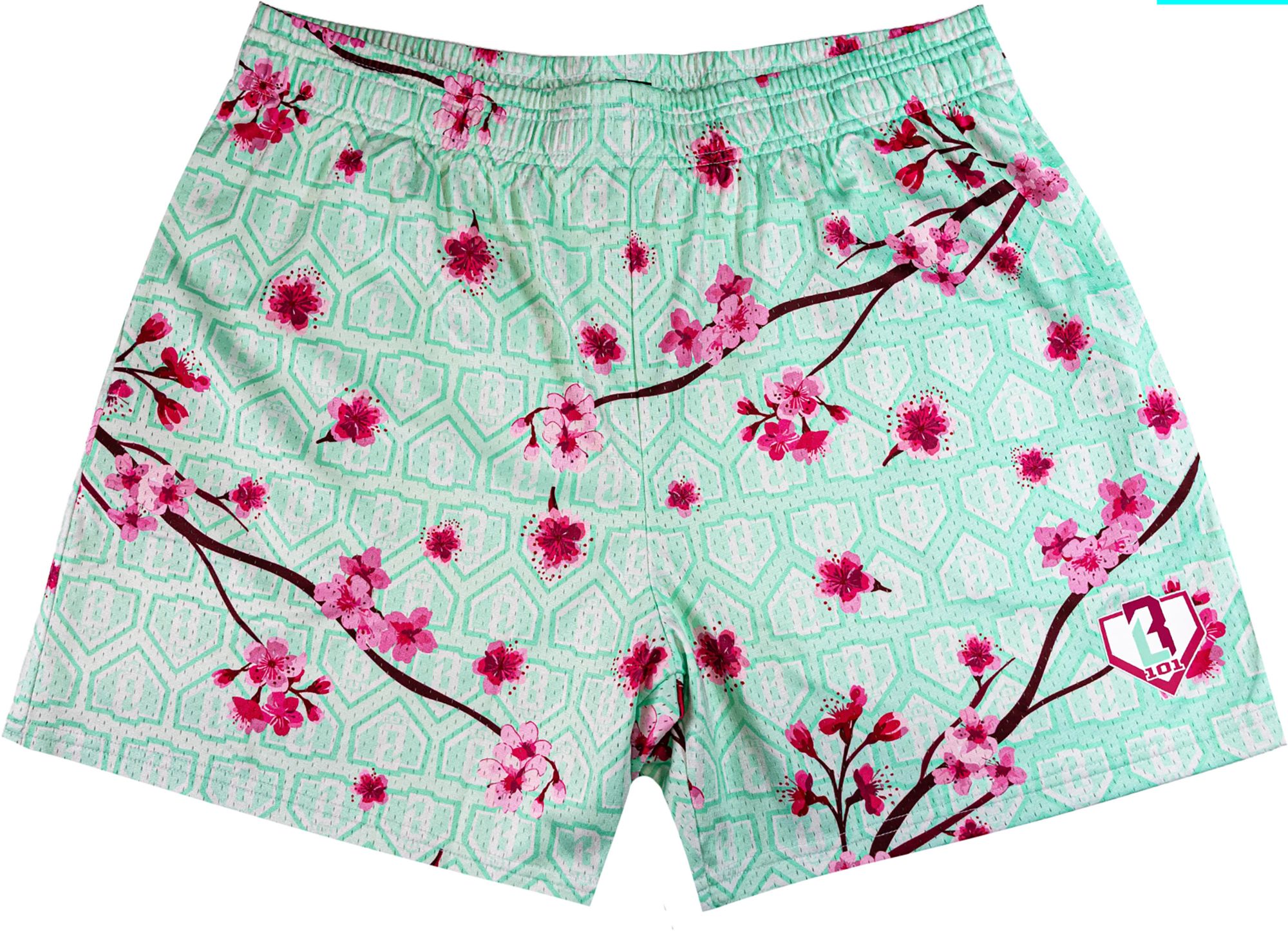 Baseball Lifestyle 101 Adult Cherry Blossom Shorts