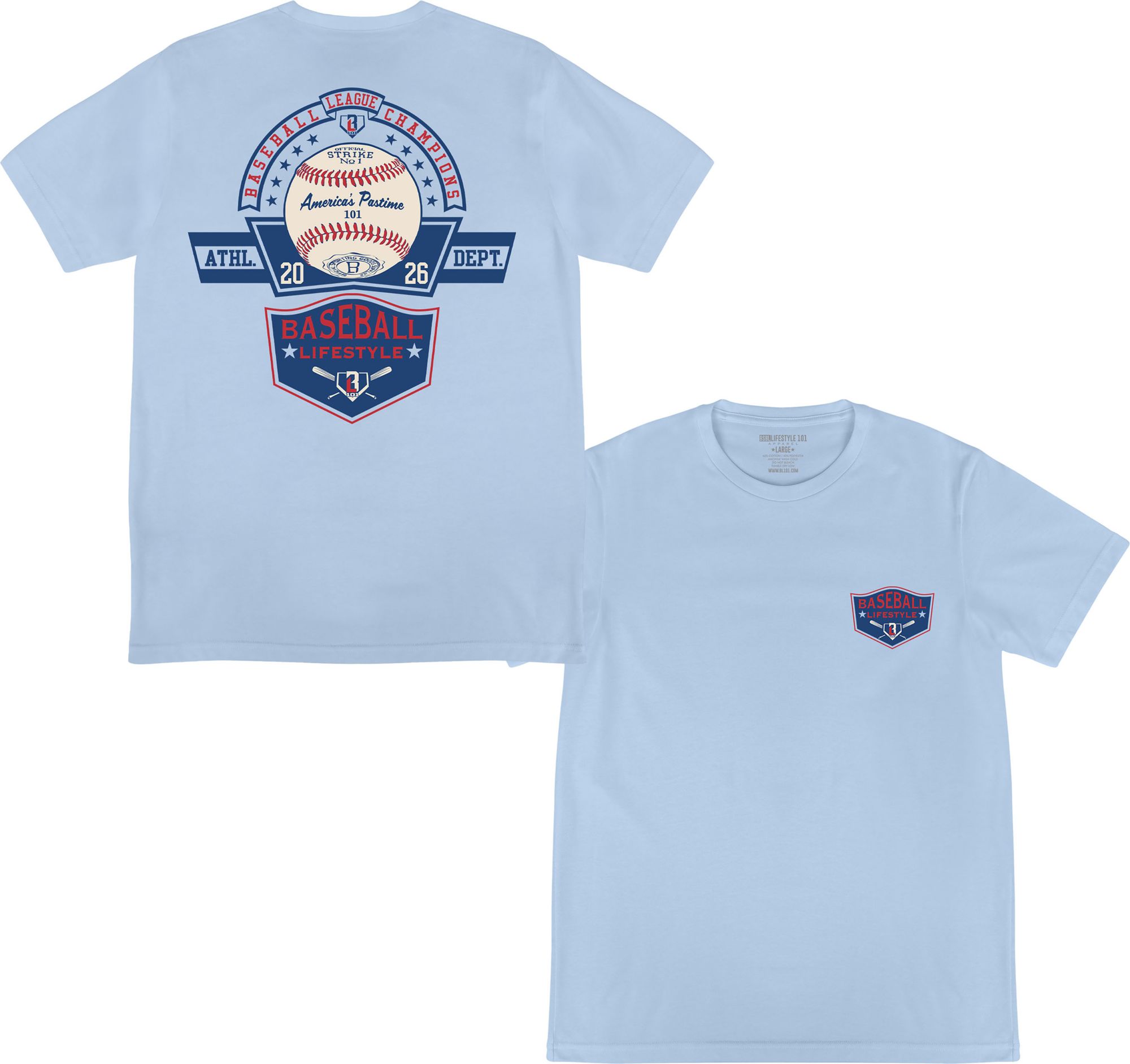 Baseball Lifestyle 101 Baseball Champions T-Shirt