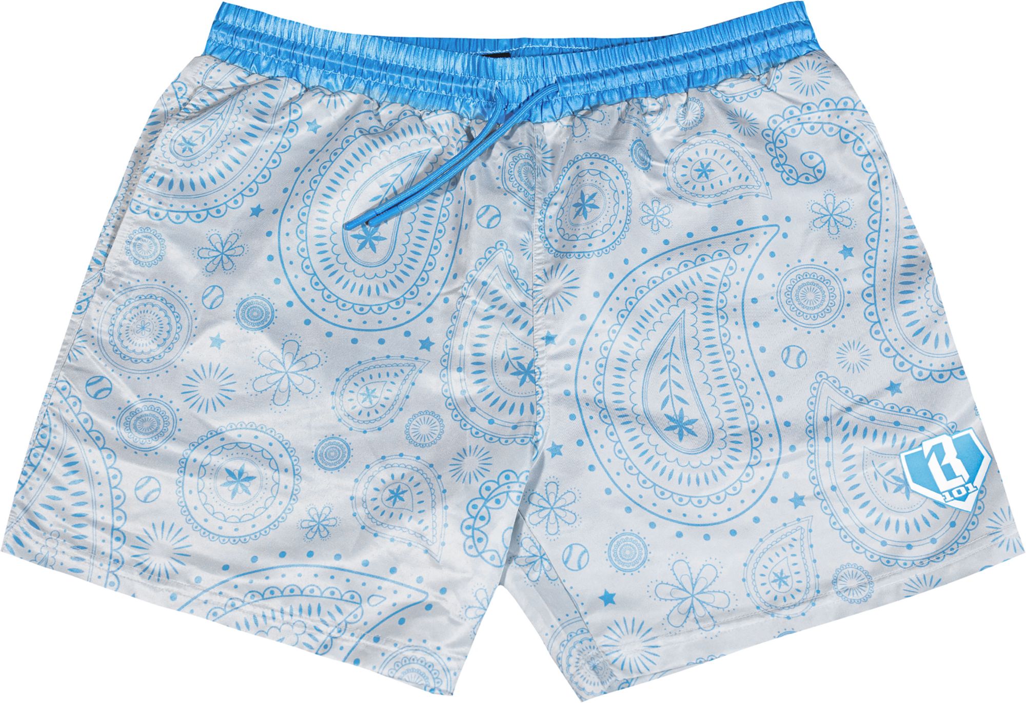 Baseball Lifestyle 101 Men's Paisley Swim Trunks
