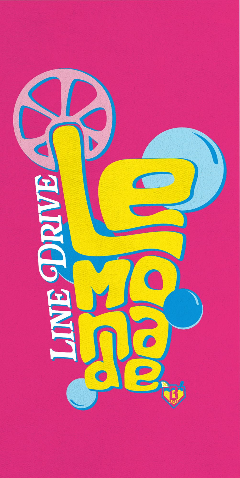 Baseball Lifestyle 101 Electric Lemonade Towel