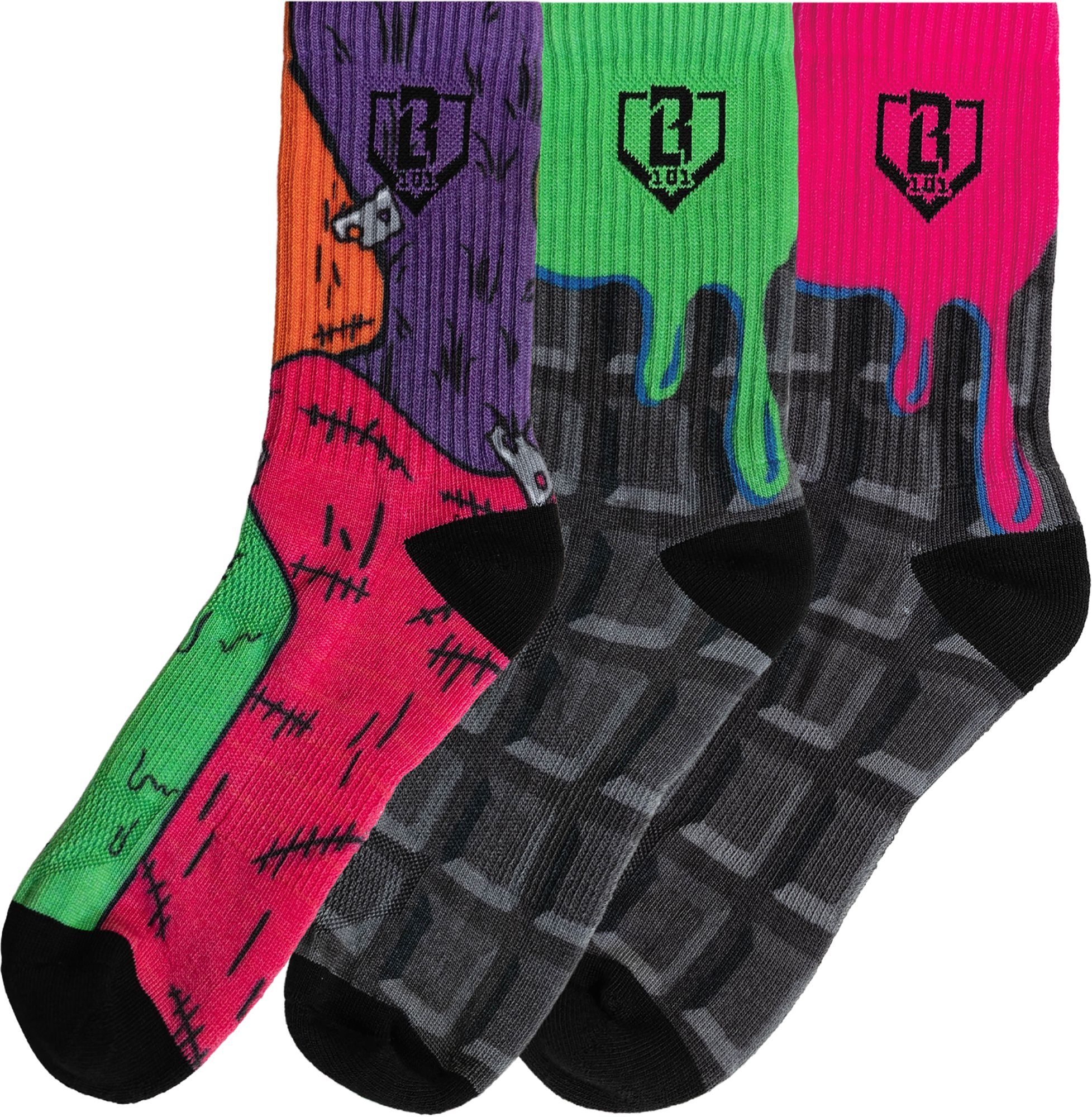 Baseball Lifestyle 101 Spooky SZN Socks - 3 Pack