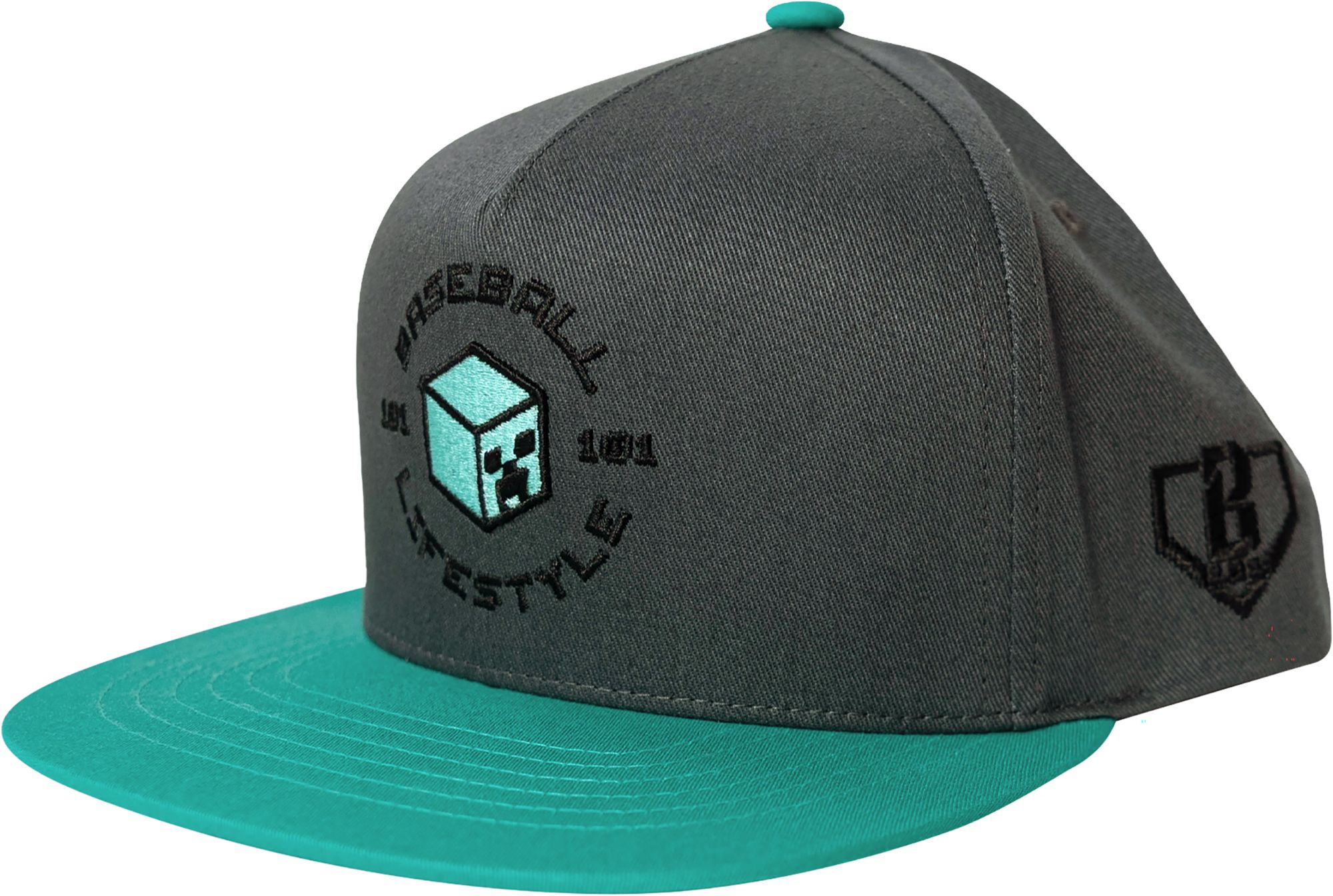 Baseball Lifestyle 101 x Minecraft Athletics Snapback Baseball Hat