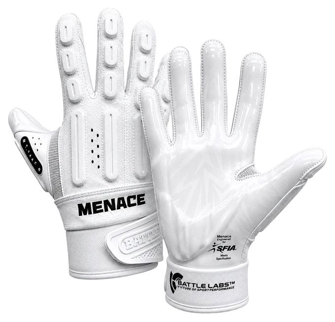 Battle Adult Menace Lineman Football Gloves
