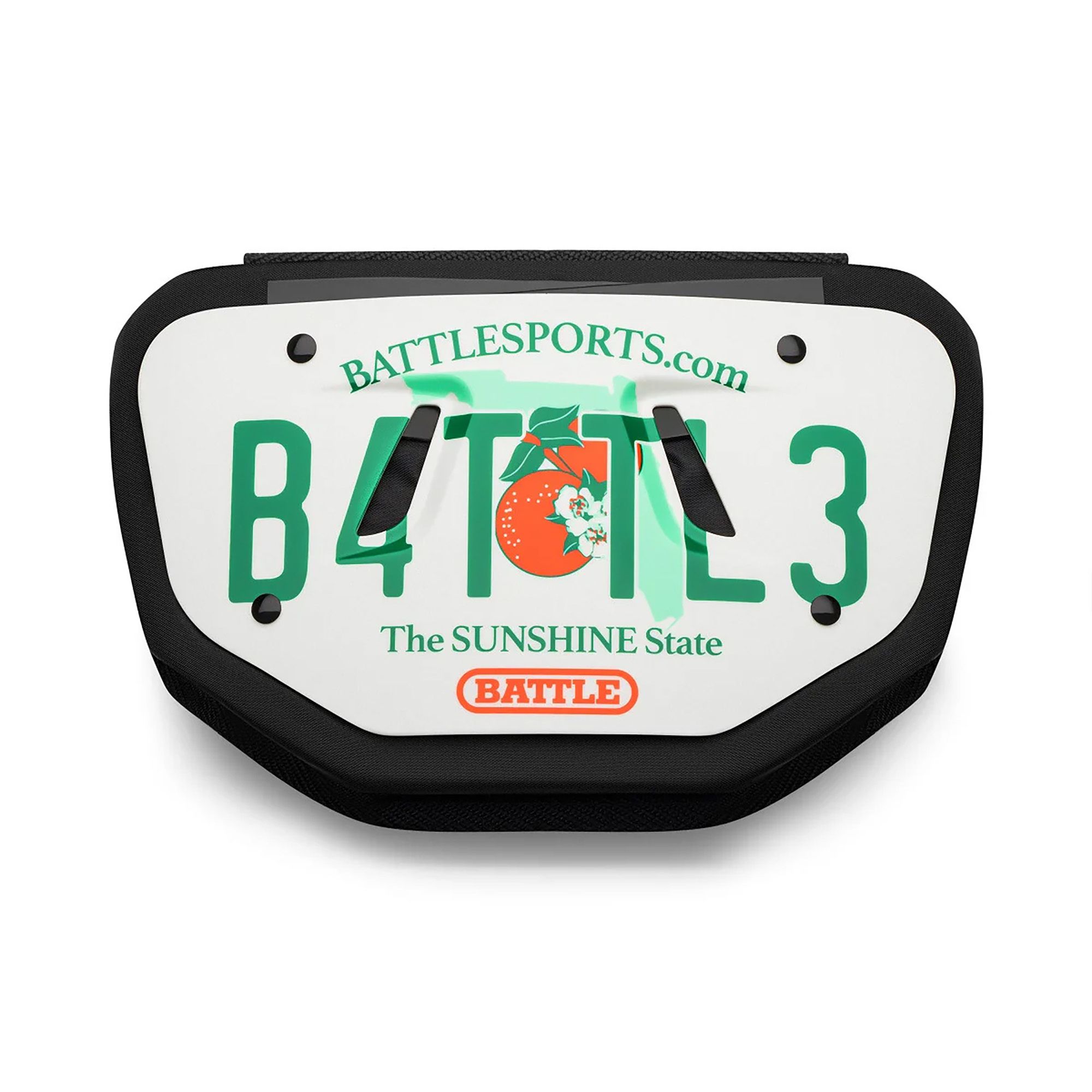 Battle Florida License Plate Football Back Plate