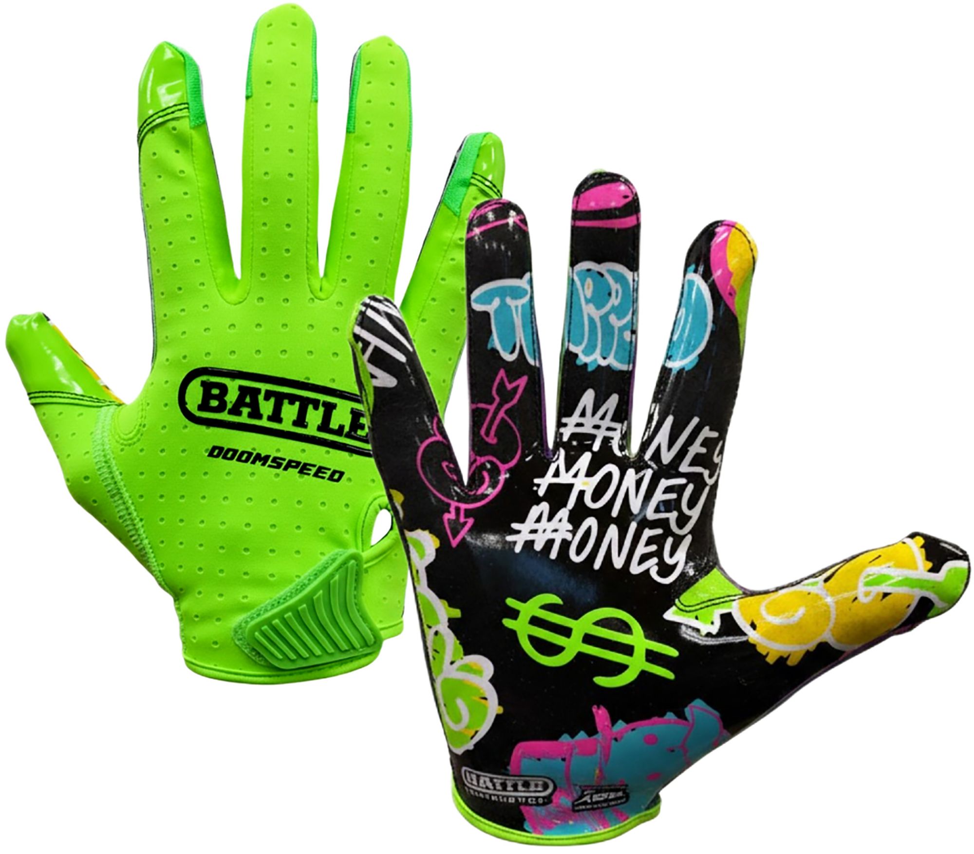 Battle Adult Doom Speed Receiver Football Gloves