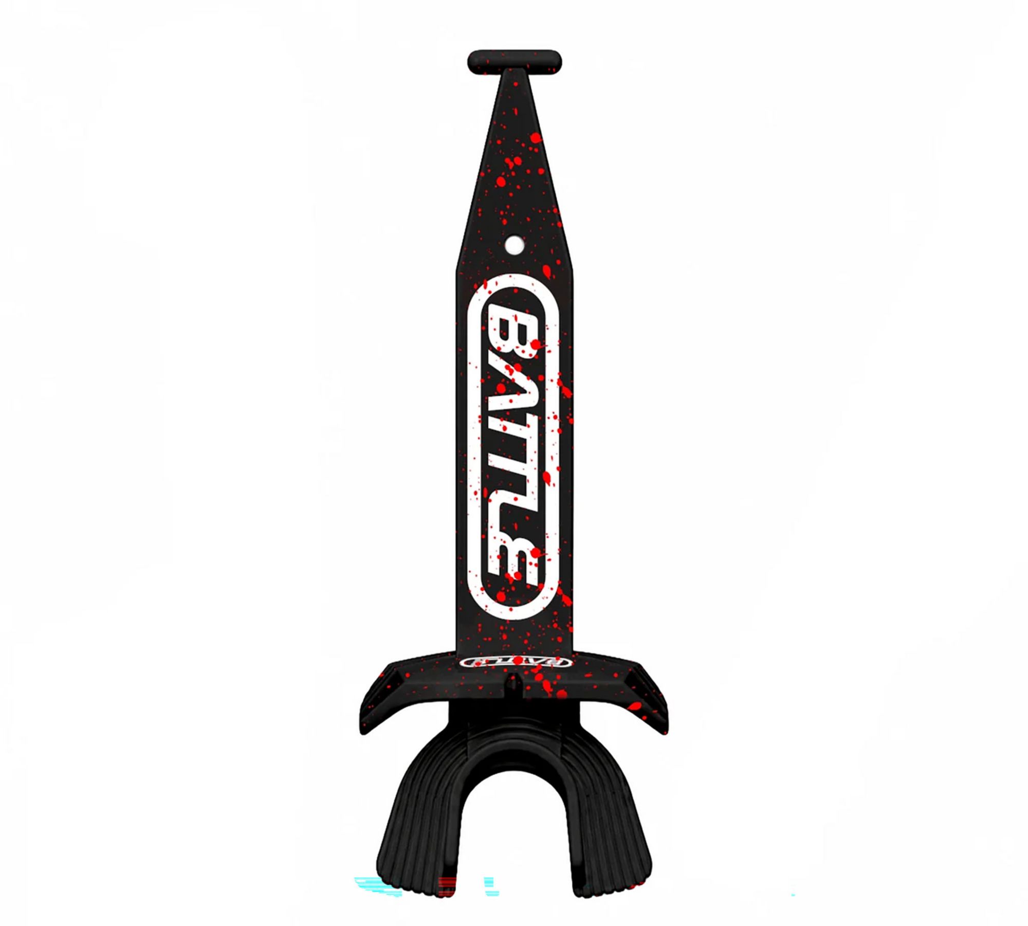 Battle Adult XL Thick Strap Lip Guard – Splatter
