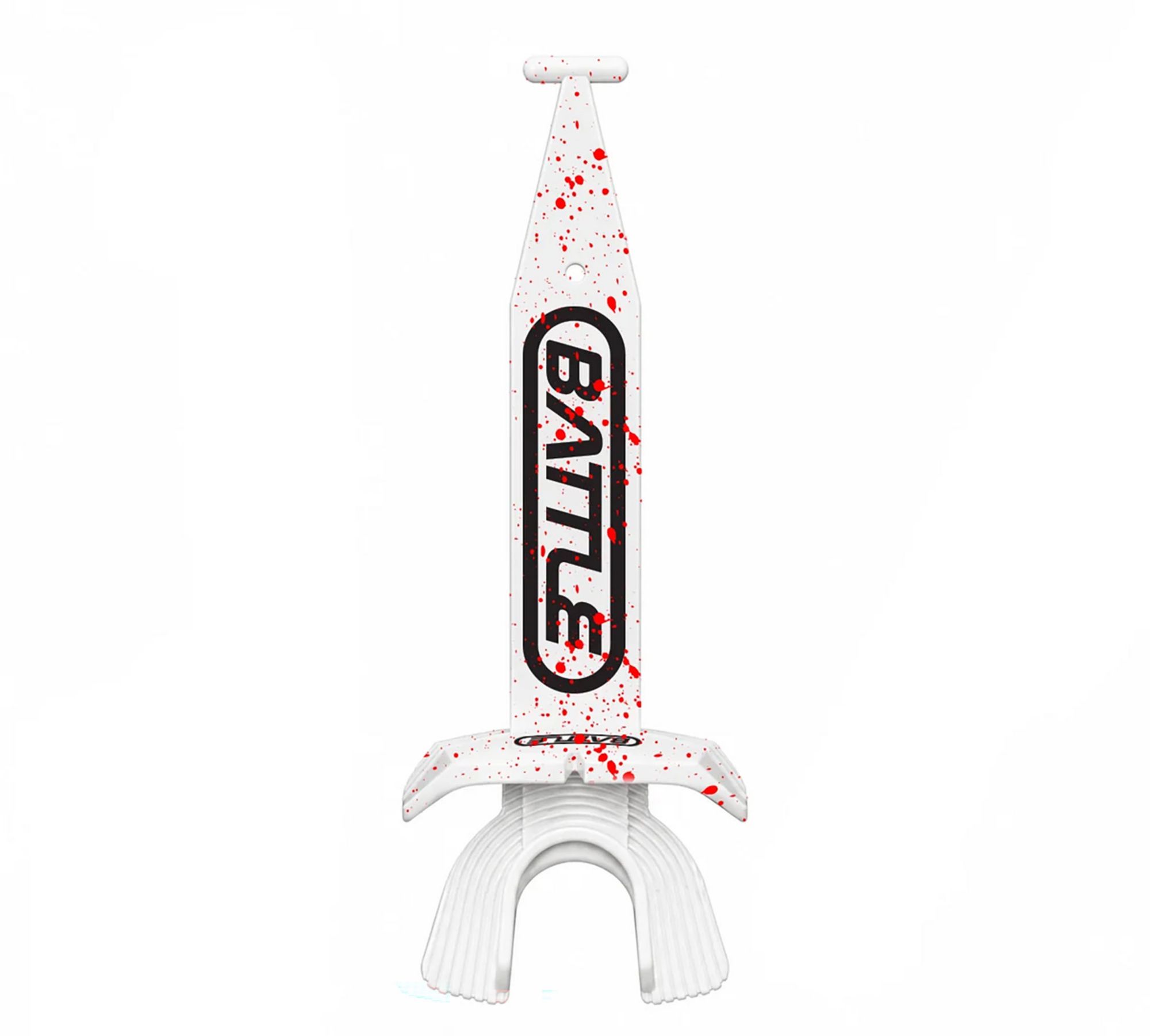 Battle Adult XL Thick Strap Lip Guard – Splatter