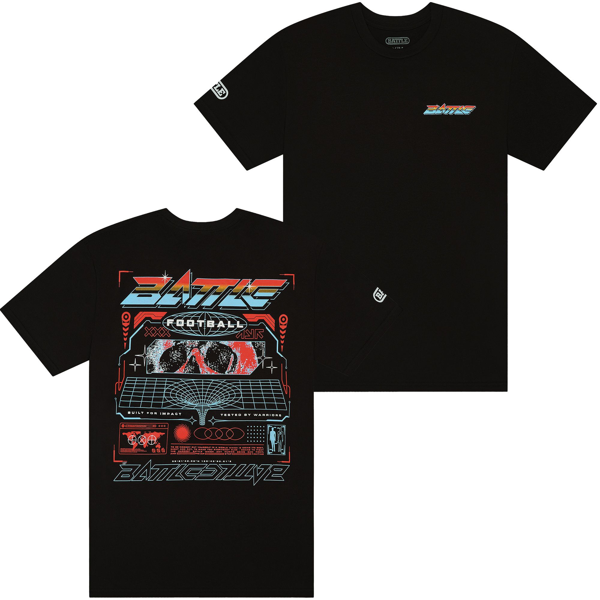 Battle Youth Future Tech Skull T-Shirt