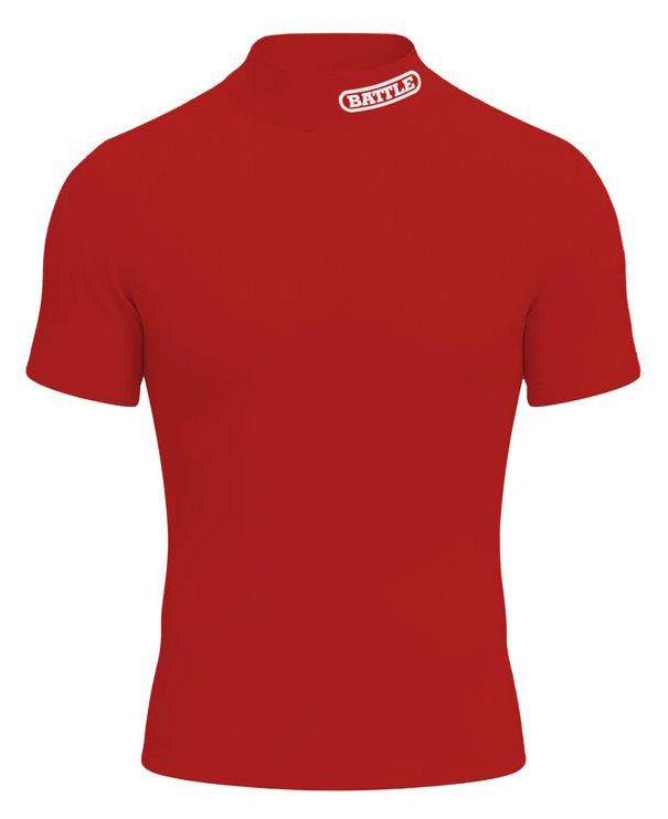 Battle Youth Mock Neck Short Sleeve Compression Shirt
