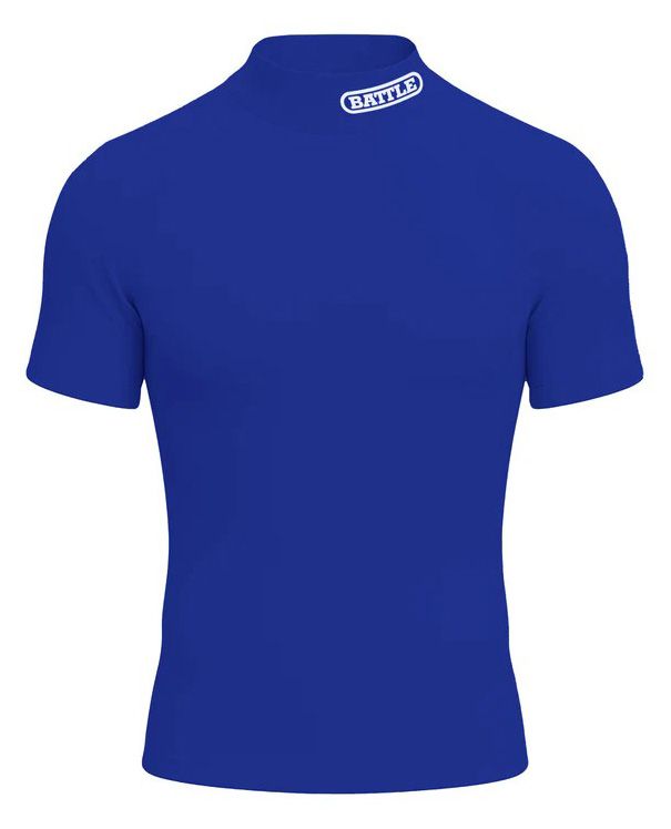 Battle Youth Mock Neck Short Sleeve Compression Shirt
