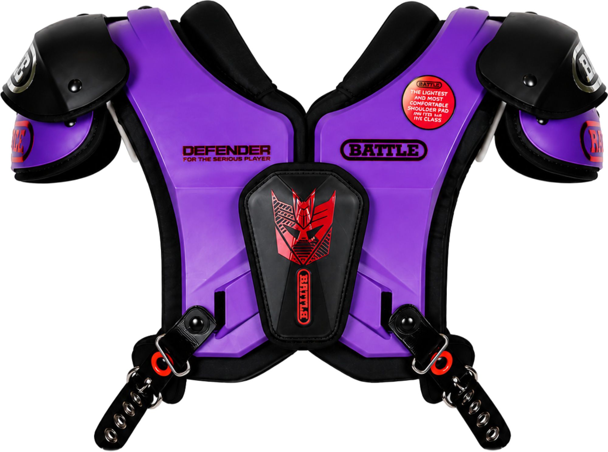 Battle Youth Defender TransformersFootball Shoulder Pads