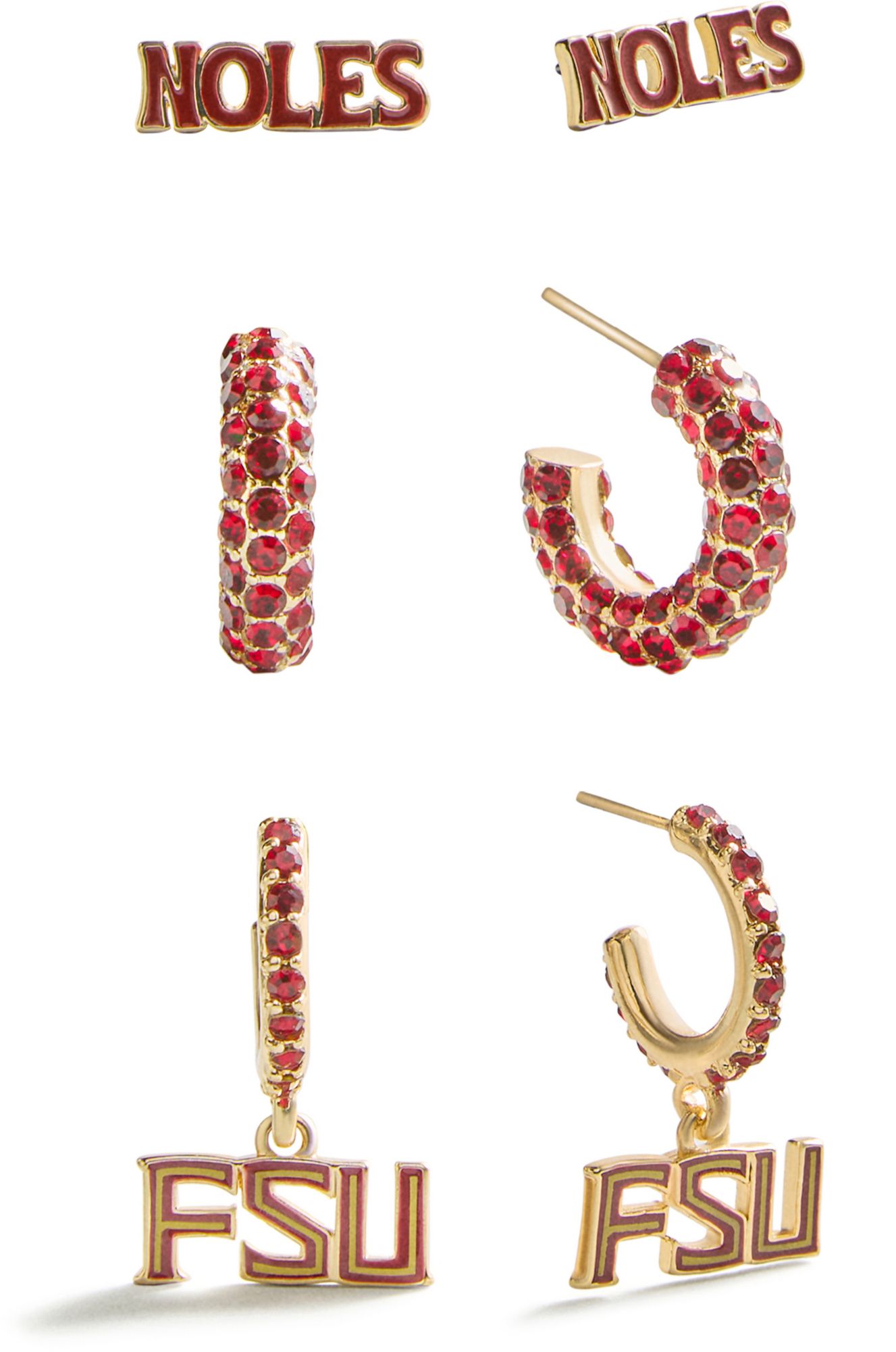 BaubleBar Florida State Seminoles Earring Set