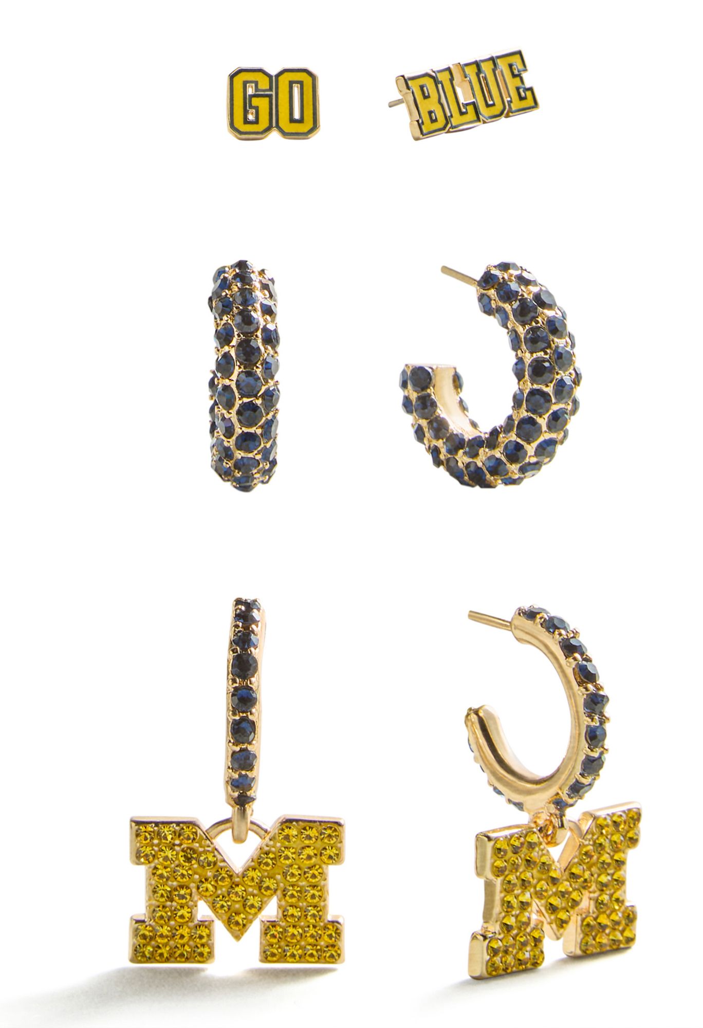 BaubleBar Michigan Wolverines Earring Set