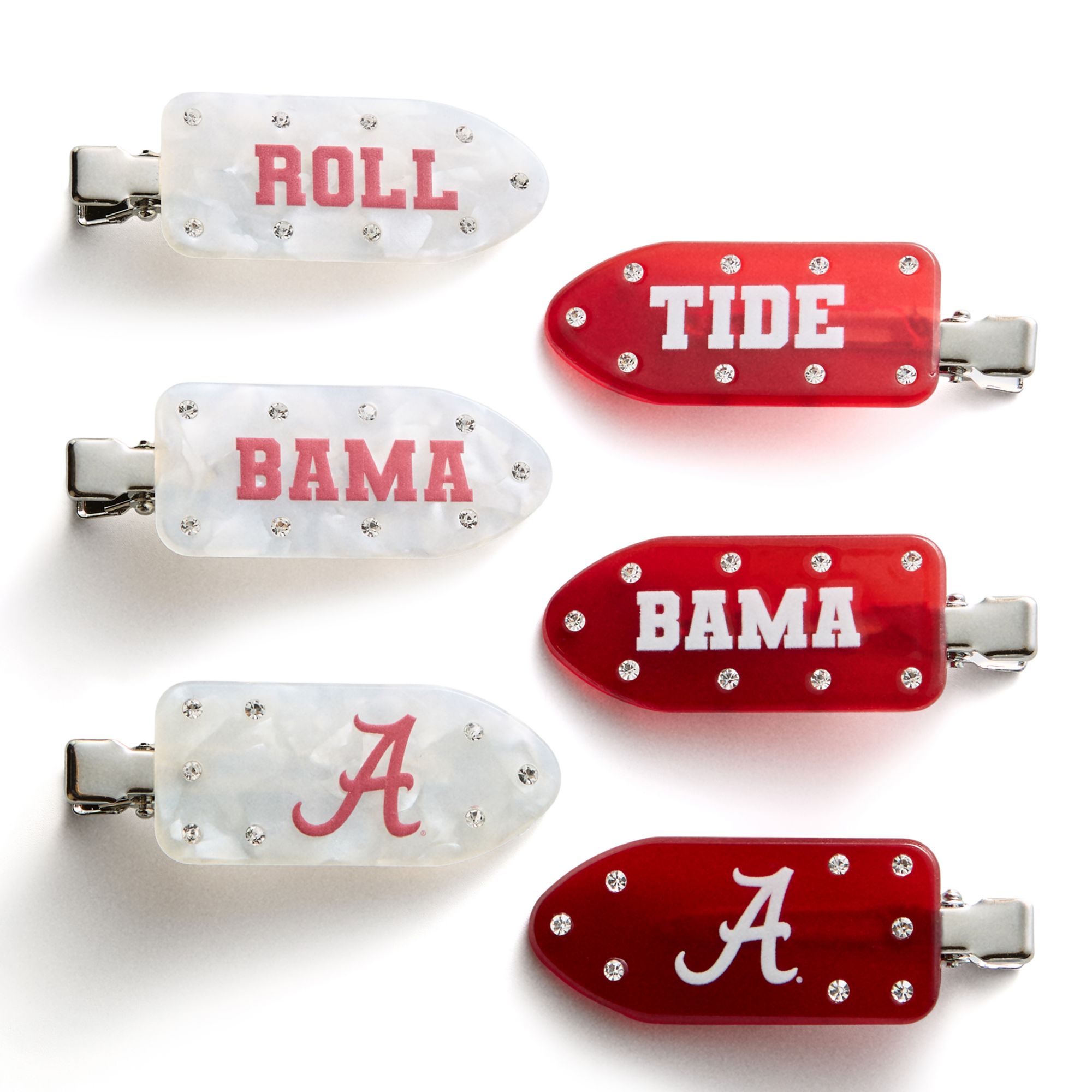 BaubleBar Alabama Crimson Tide Hair Clip Set
