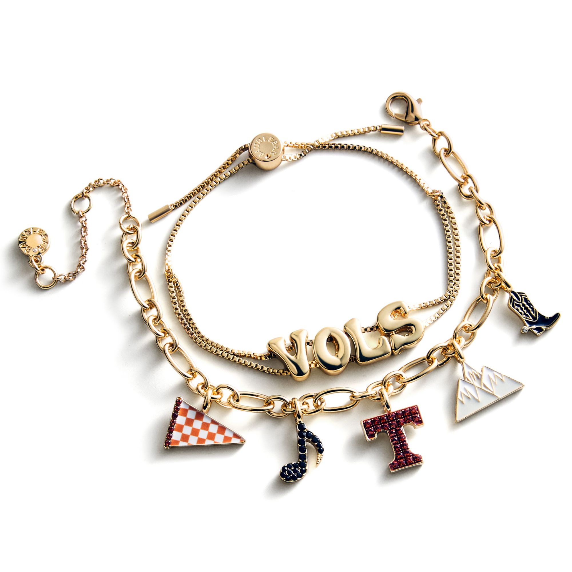 BaubleBar Tennessee Volunteers Charm Bracelet Set