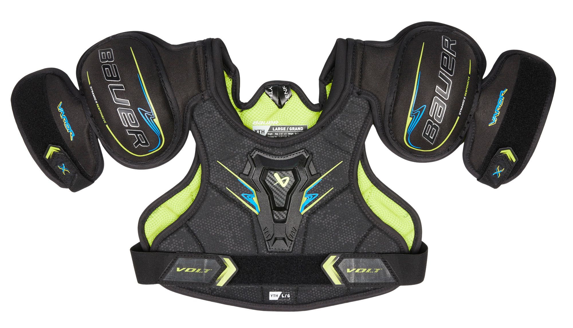 Bauer Vapor Volt Hockey Shoulder Pads - Youth