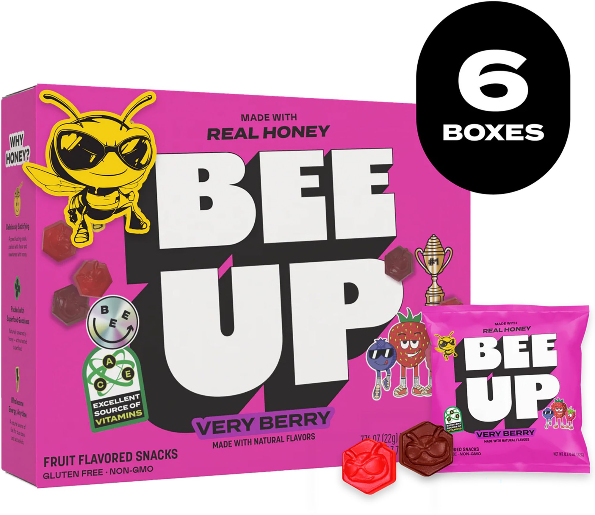 Bee Up Very Berry Fruit Snacks