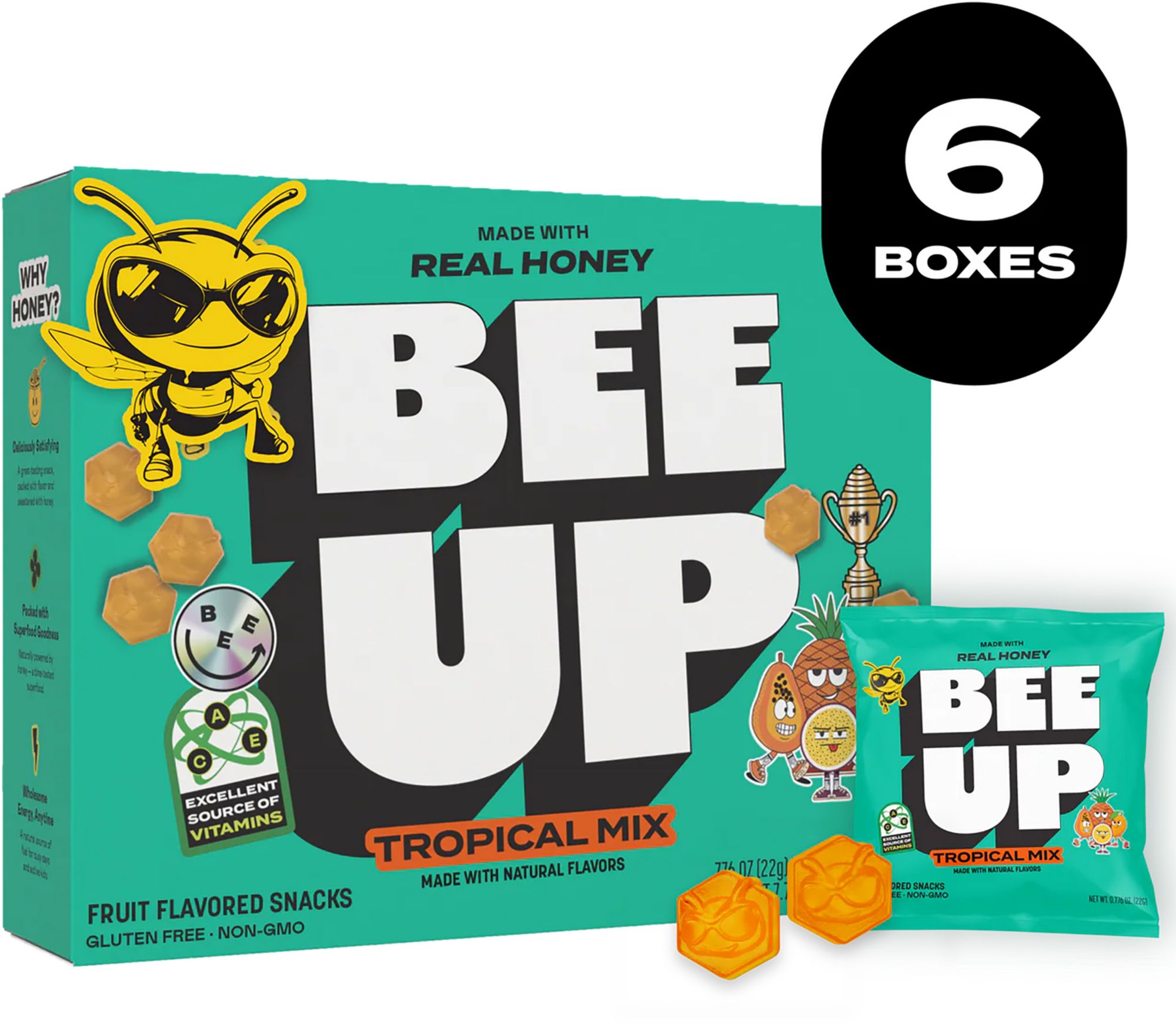 Bee Up Tropical Mix Fruit Snacks