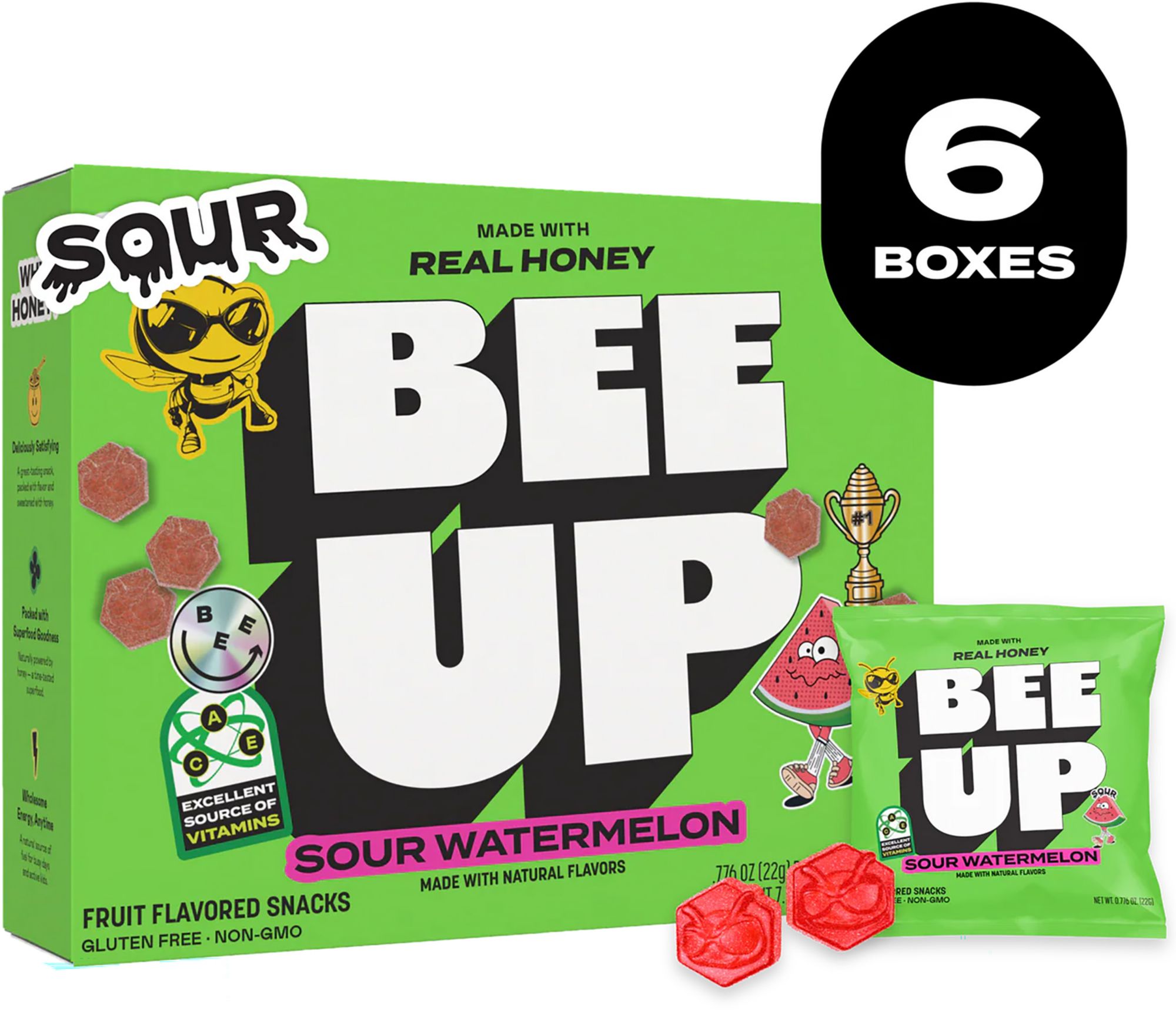 Bee Up Sour Watermelon Fruit Snacks