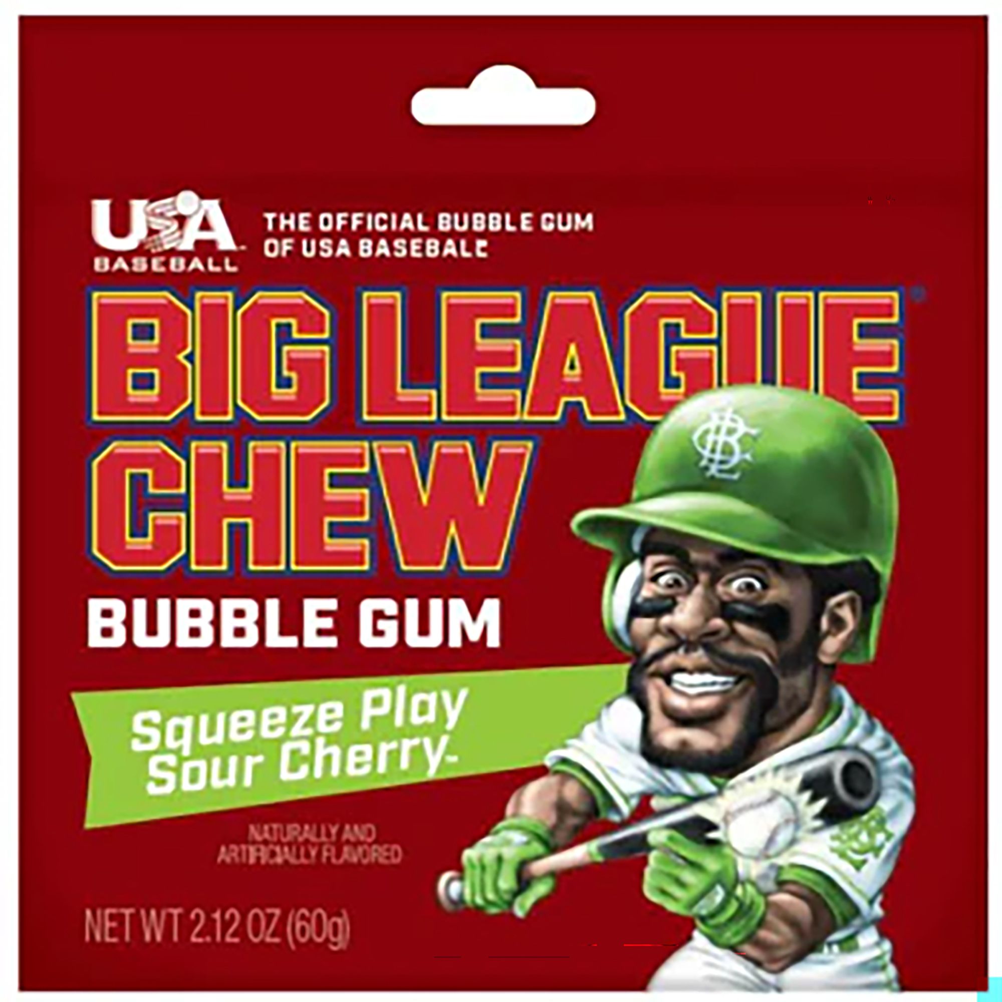 Big League Chew Squeeze Play Sour Cherry Gum