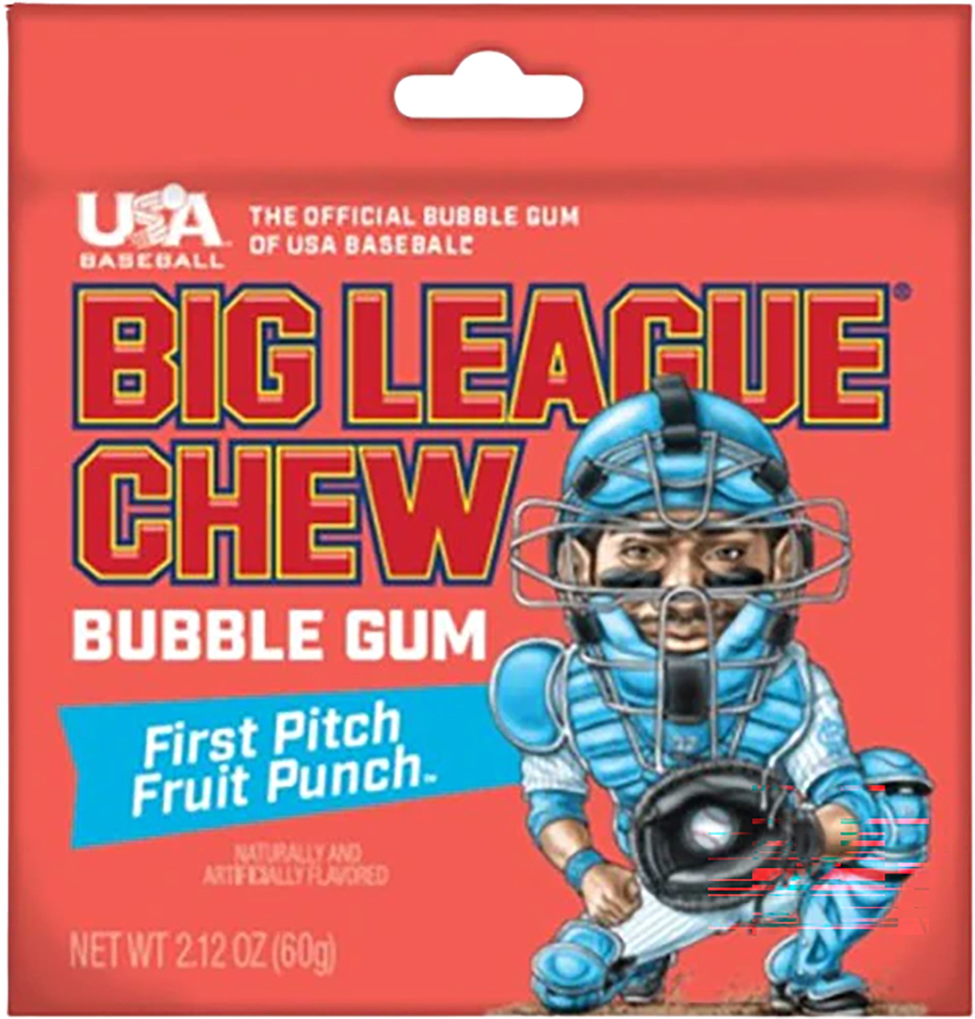 Big League Chew First Pitch Fruit Punch Gum