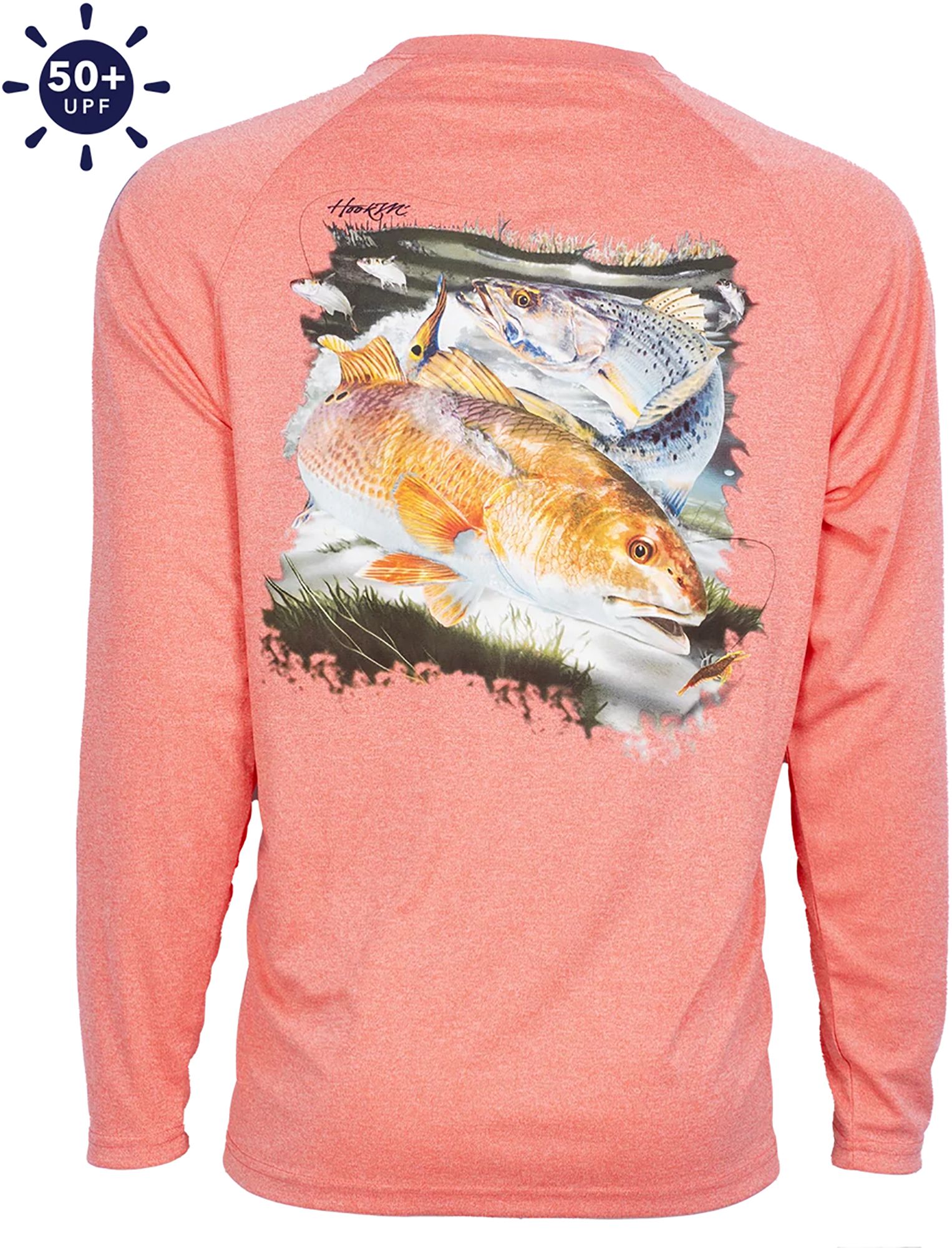 Bimini Bay Outfitters Hook 'M Trout Performance Long Sleeve Shirt