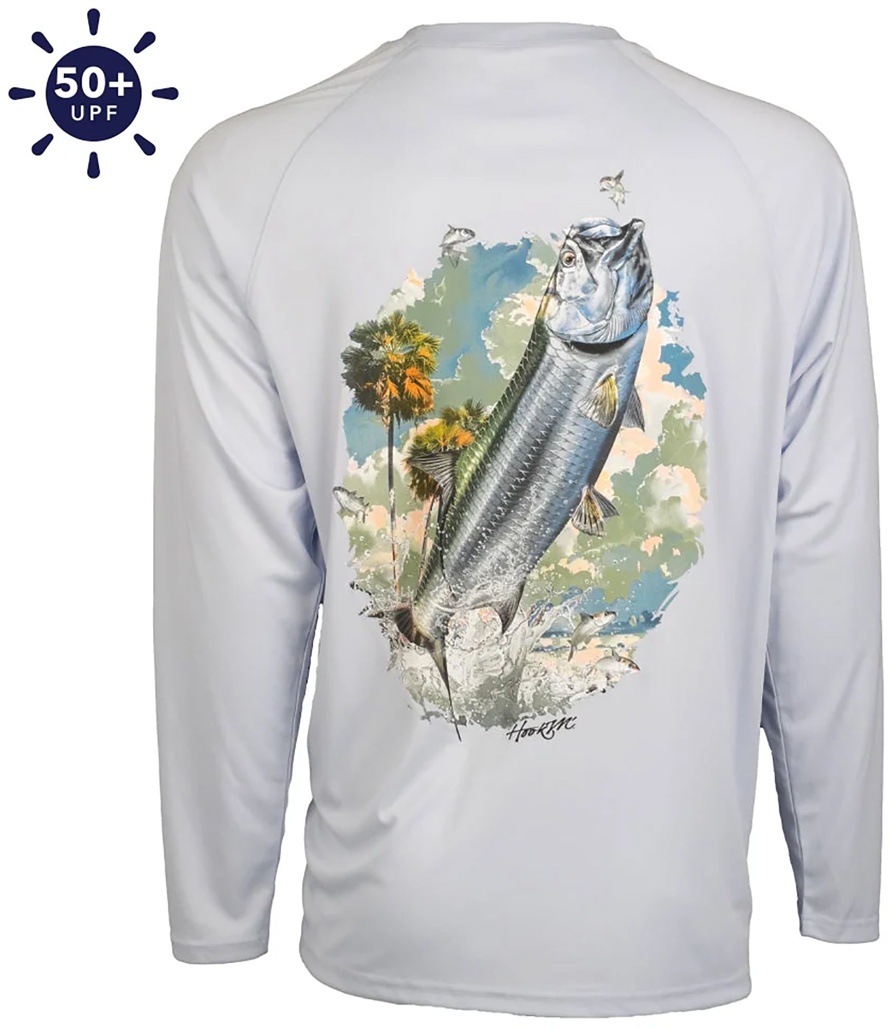 Bimini Bay Outfitters Hook 'M Tarpon Performance Long Sleeve Shirt