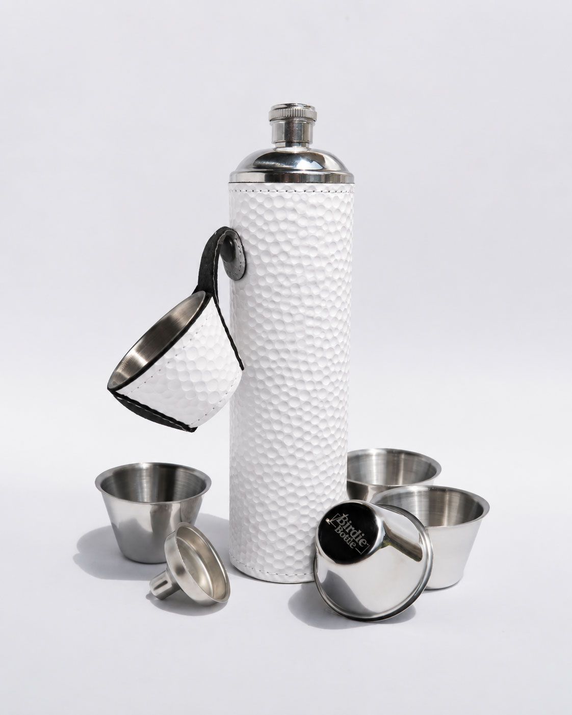 Birdie Bottle 12 oz. Golf Ball Flask Beverage Holder