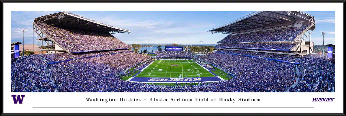 Blakeway Panoramas Washington Football Panoramic Wall Art Standard Frame