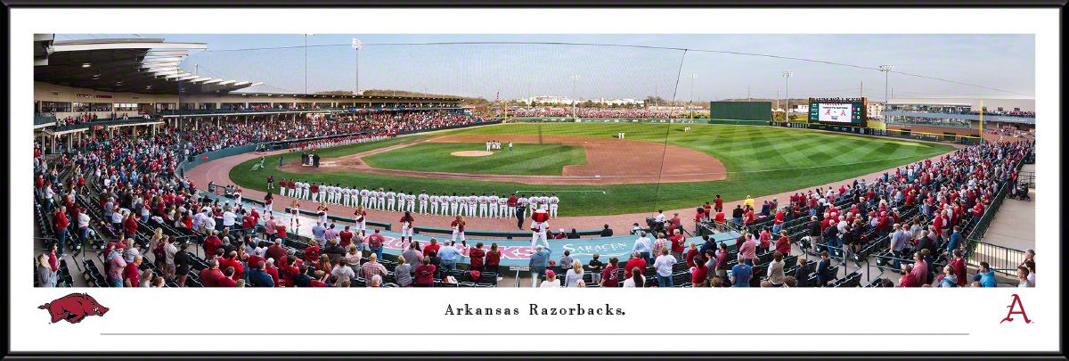 Blakeway Panoramas Alabama Football Panoramic Wall Art Standard Frame