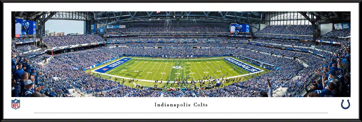 Blakeway Panoramas Indianapolis Colts Framed Panoramic Wall Art - Standard Frame