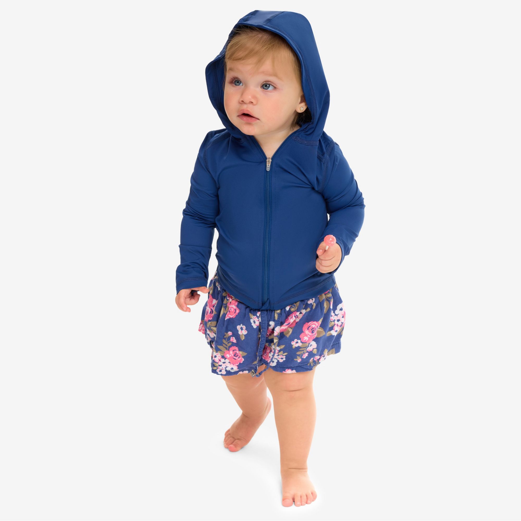 BloqUV Youth Full-Zip Golf Hoodie