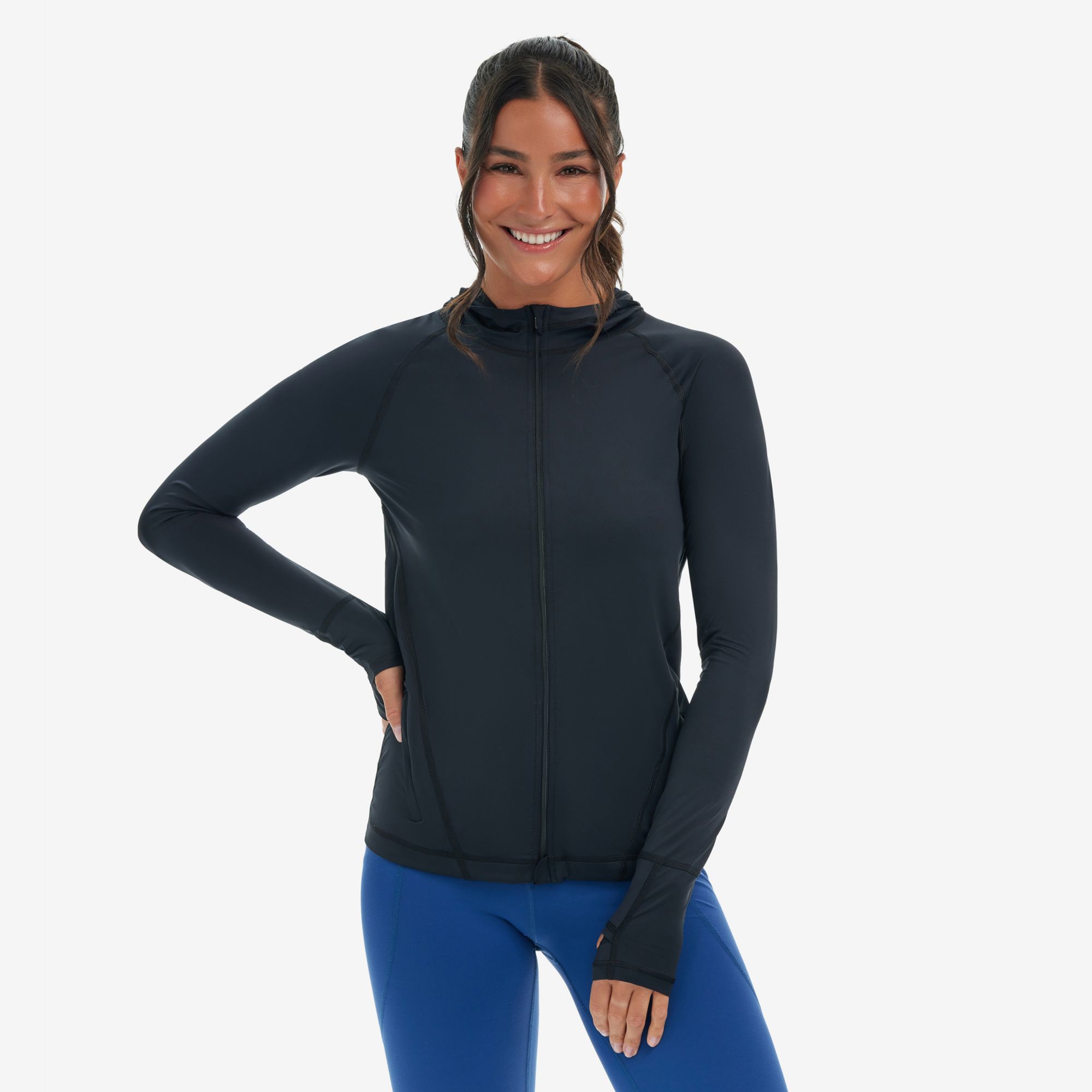 BloqUv Women's Full-Zip Hoodie Golf Jacket