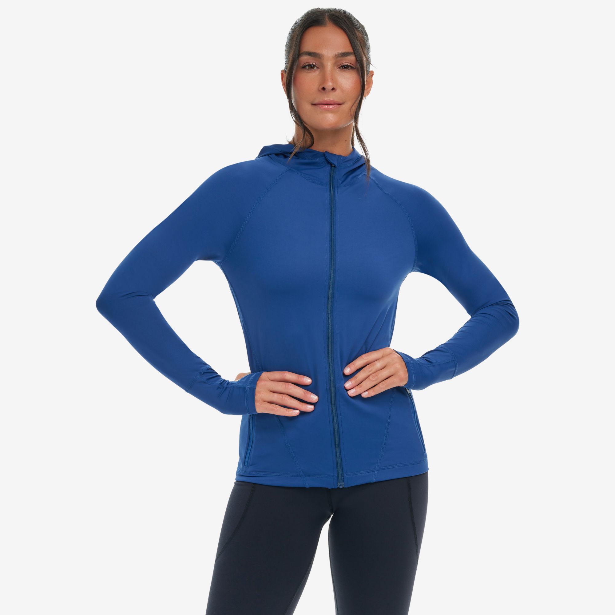 BloqUv Women's Full-Zip Hoodie Golf Jacket