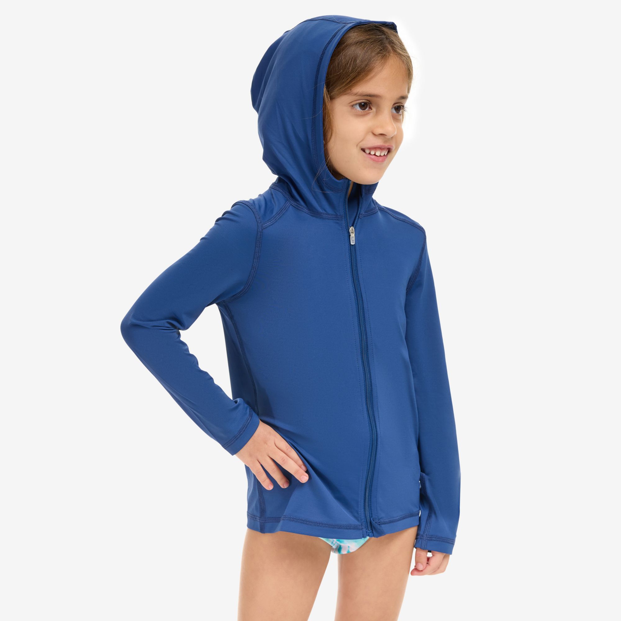 BloqUV Youth Full-Zip Golf Hoodie