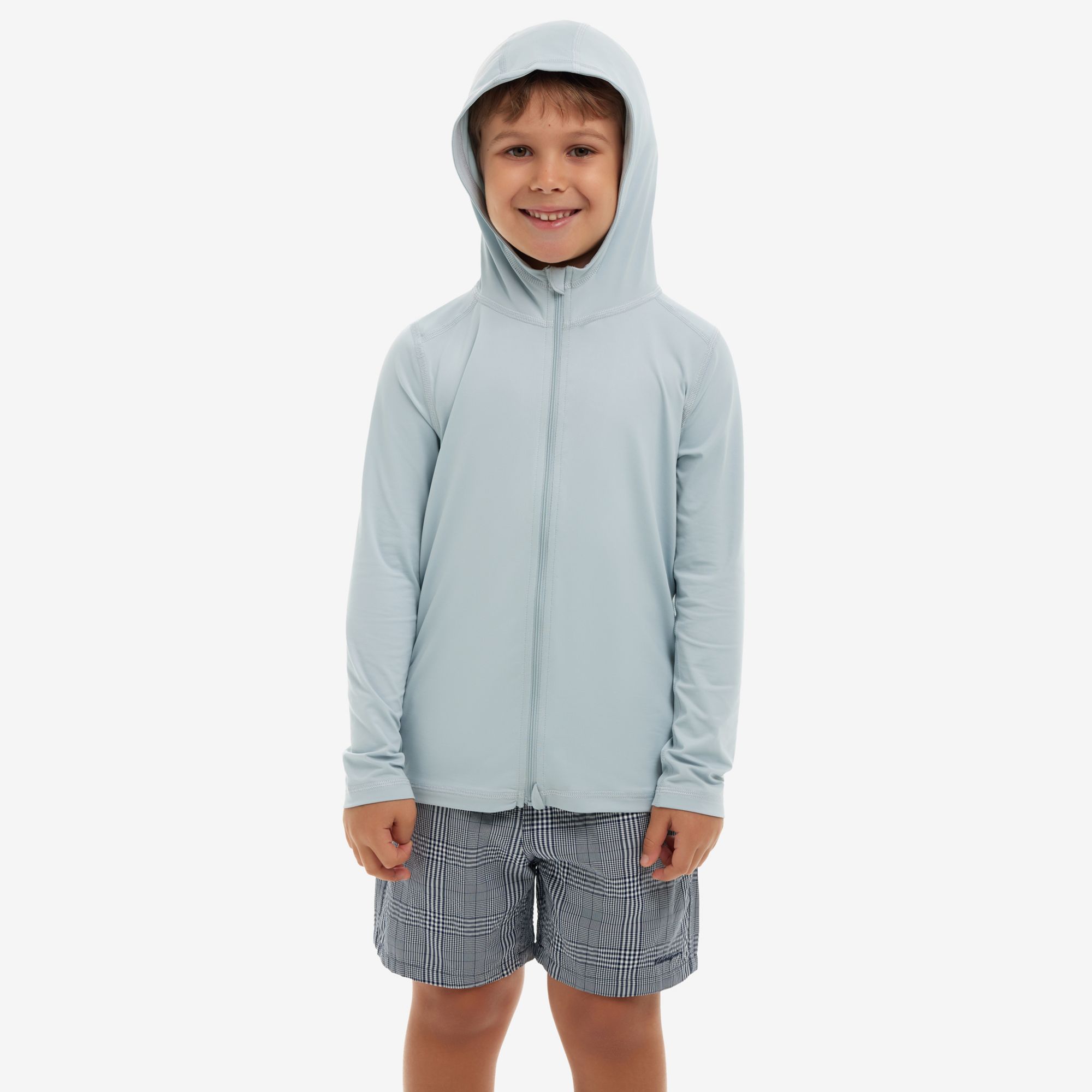 BloqUV Youth Full-Zip Golf Hoodie