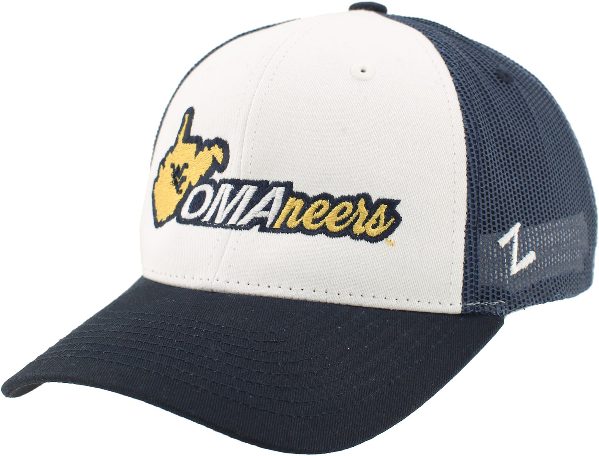 Blue 84 Adult West Virginia Mountaineers Baseball "OMANEERS" Relaxed Hat