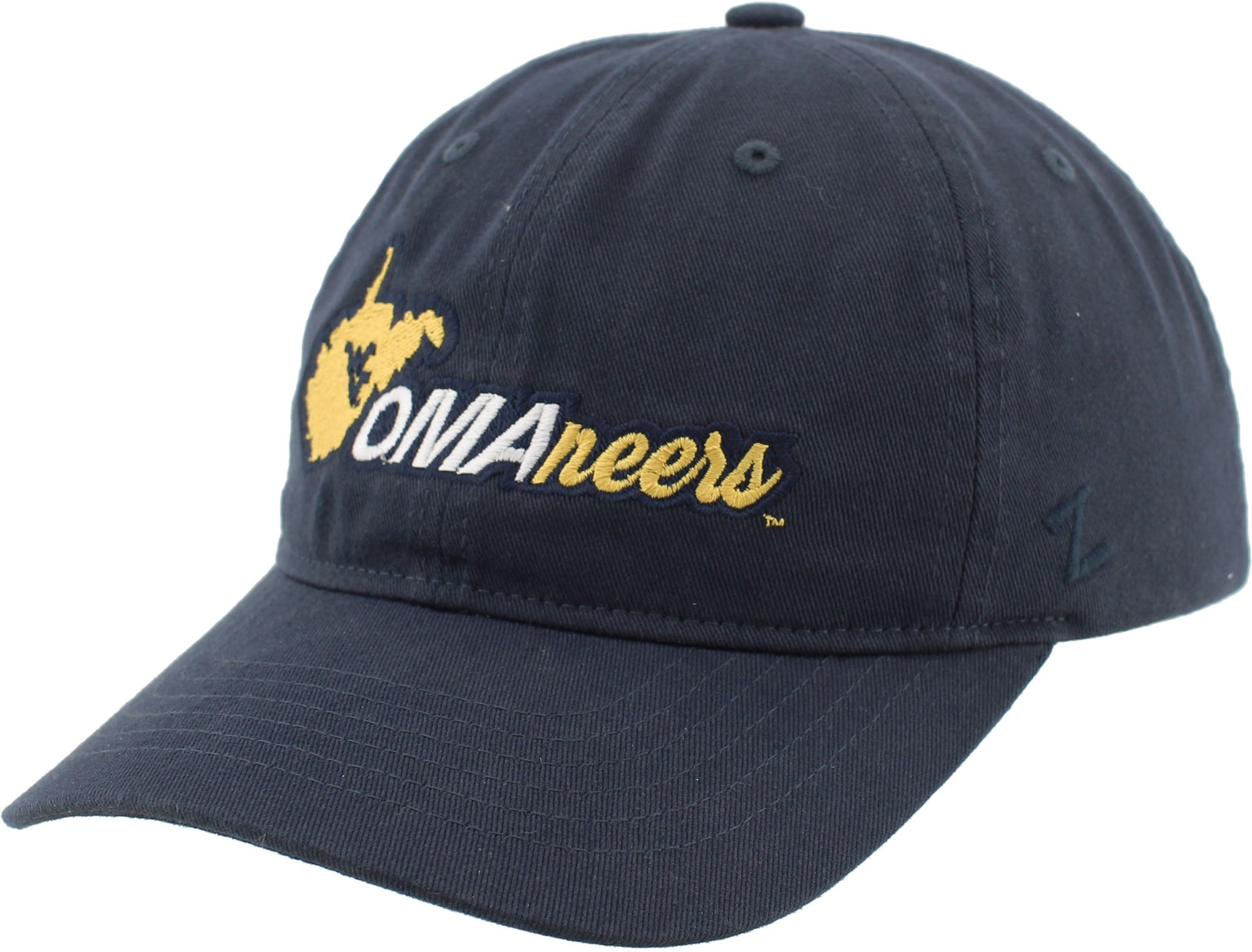 Blue 84 Adult West Virginia Mountaineers Baseball "OMANEERS" Hat