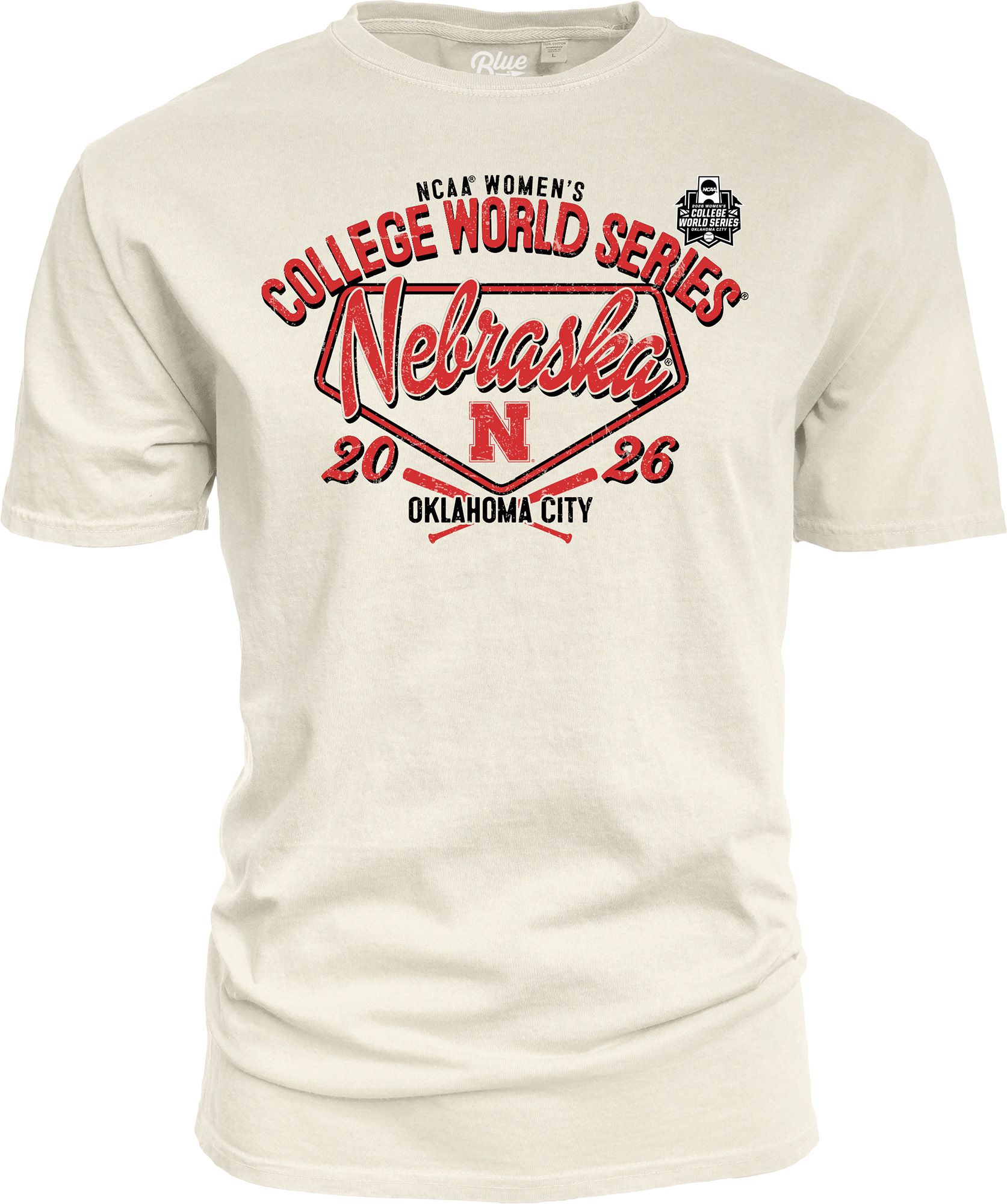 Blue 84 Adult 2026 Women's College World Series Nebraska Cornhuskers T-Shirt
