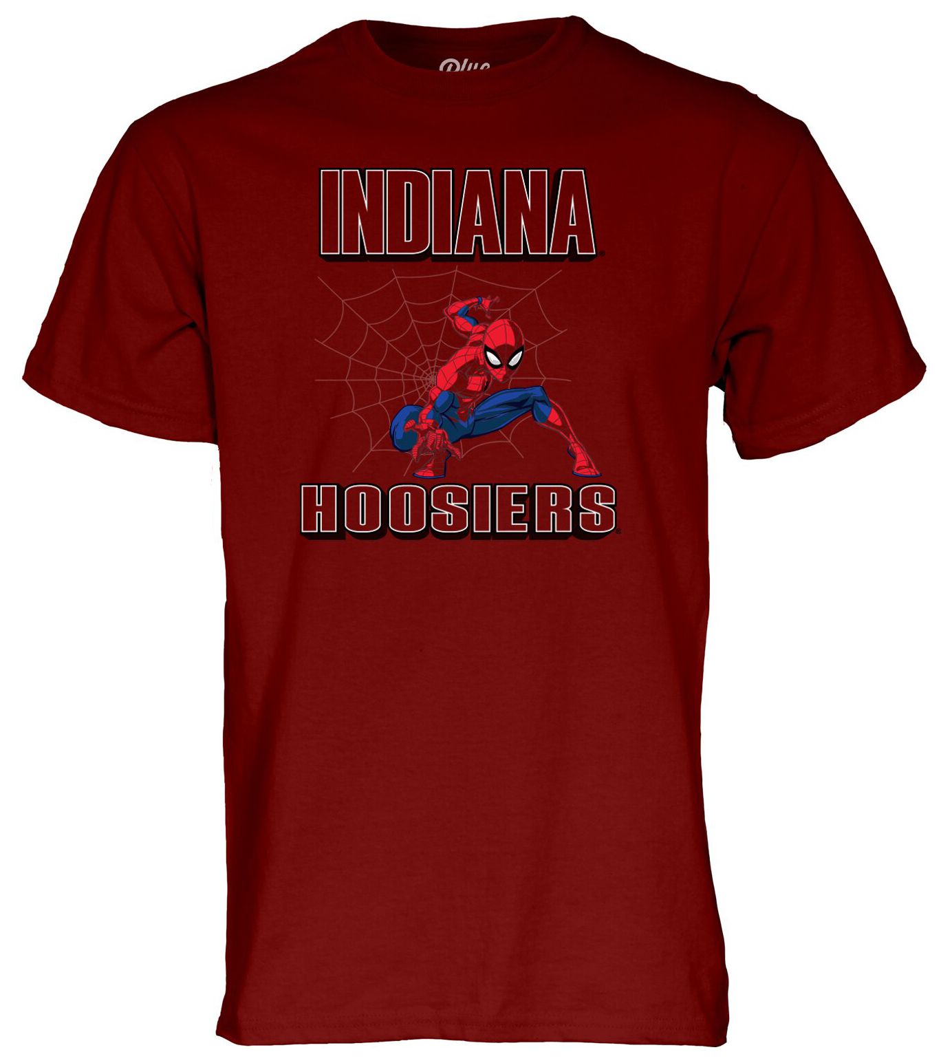 Blue 84 Men's Indiana Hoosiers Spider-Man T-Shirt