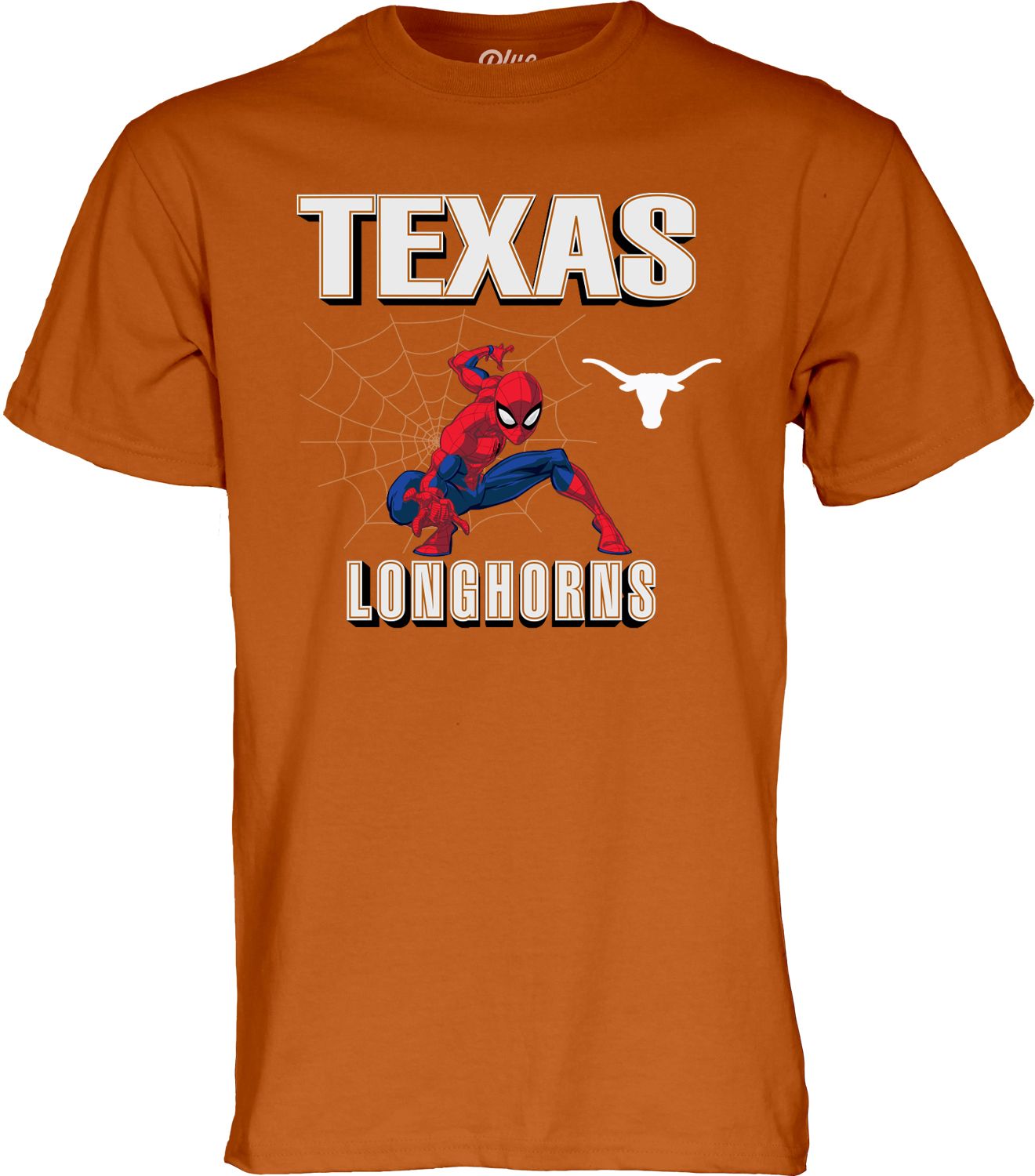 Blue 84 Men's Texas Longhorns Spider-Man T-Shirt
