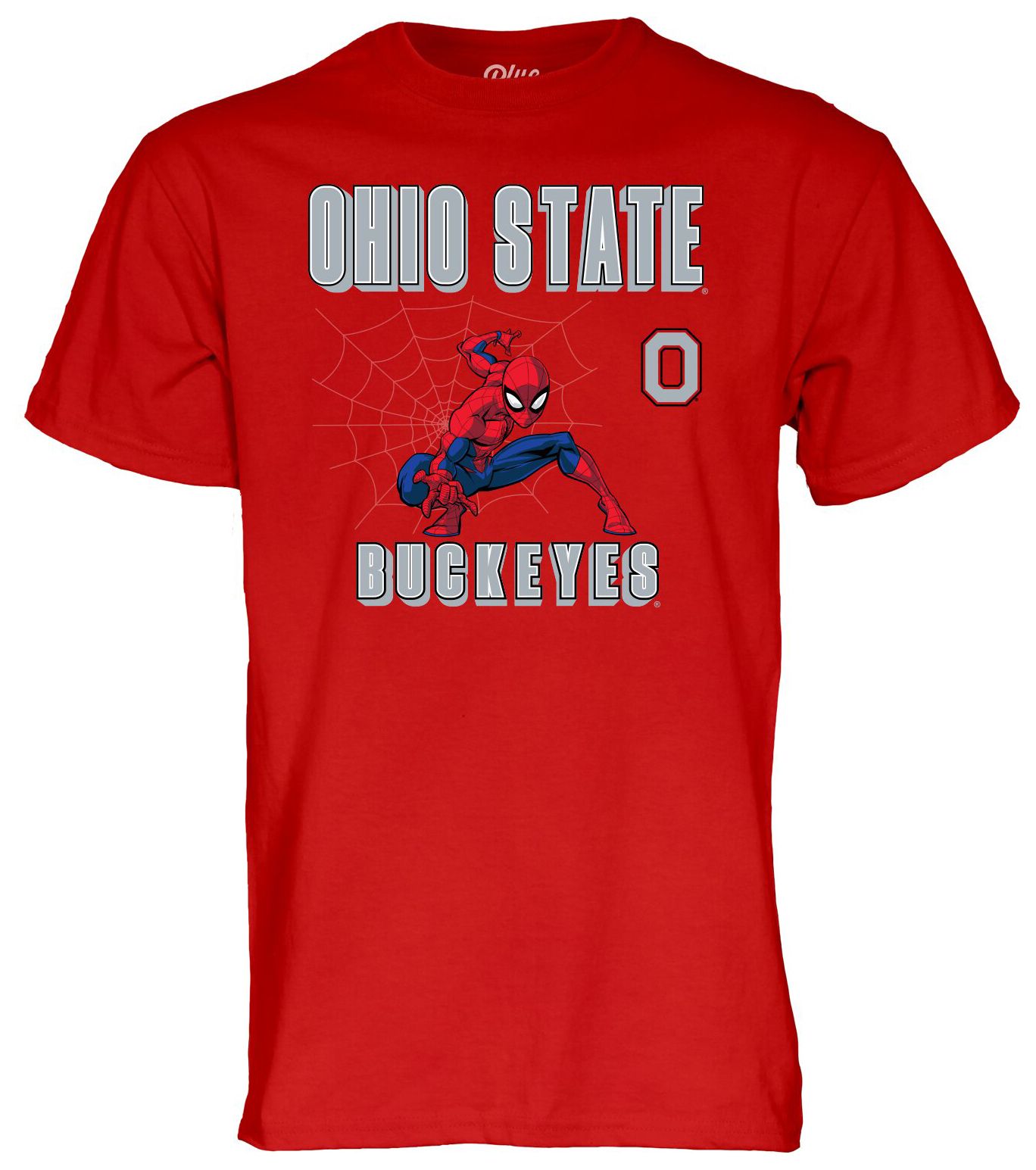 Blue 84 Men's Ohio State Buckeyes Spider-Man T-Shirt