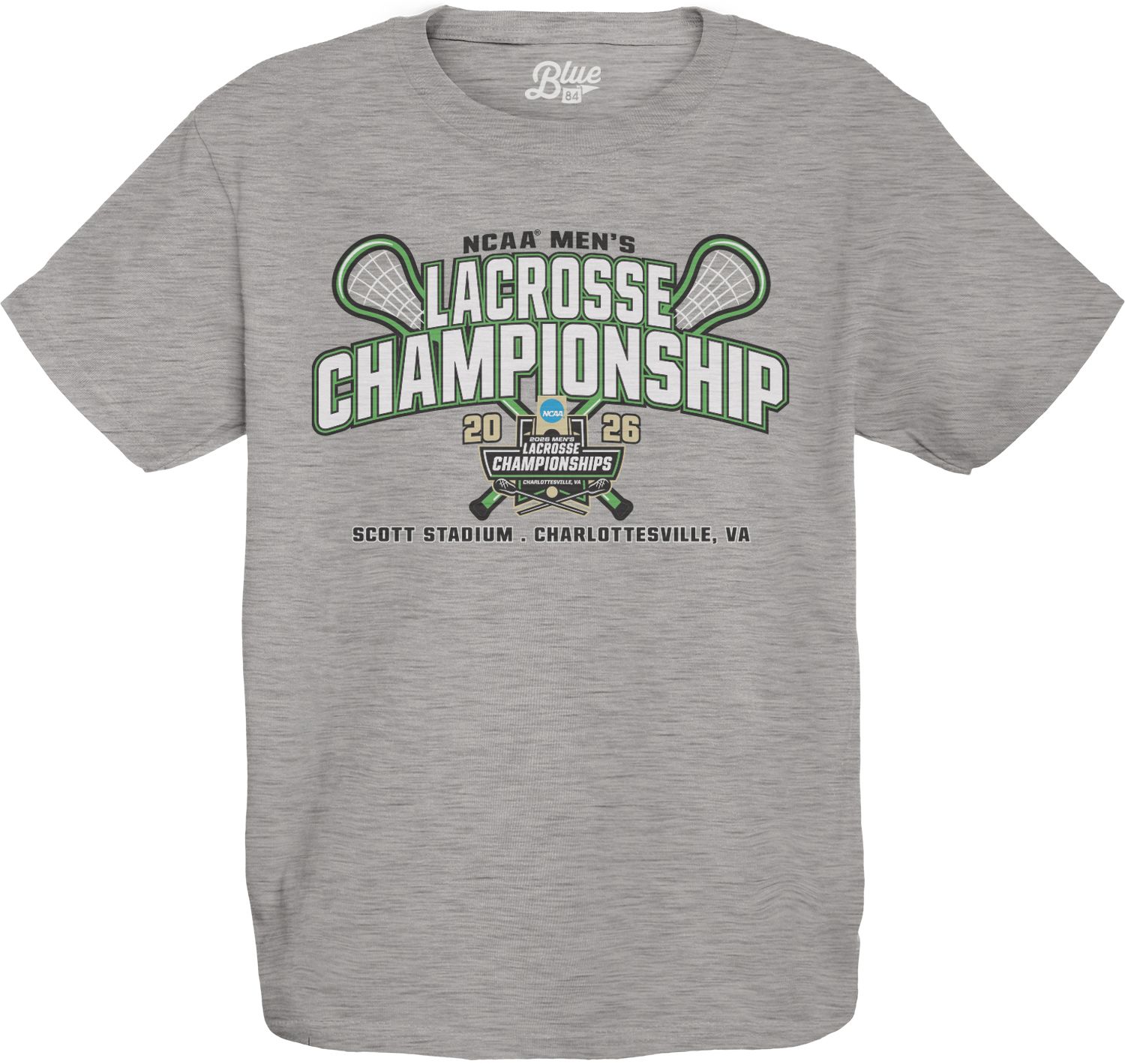 Blue 84 Youth 2026 Men's Lacrosse Champs T-Shirt