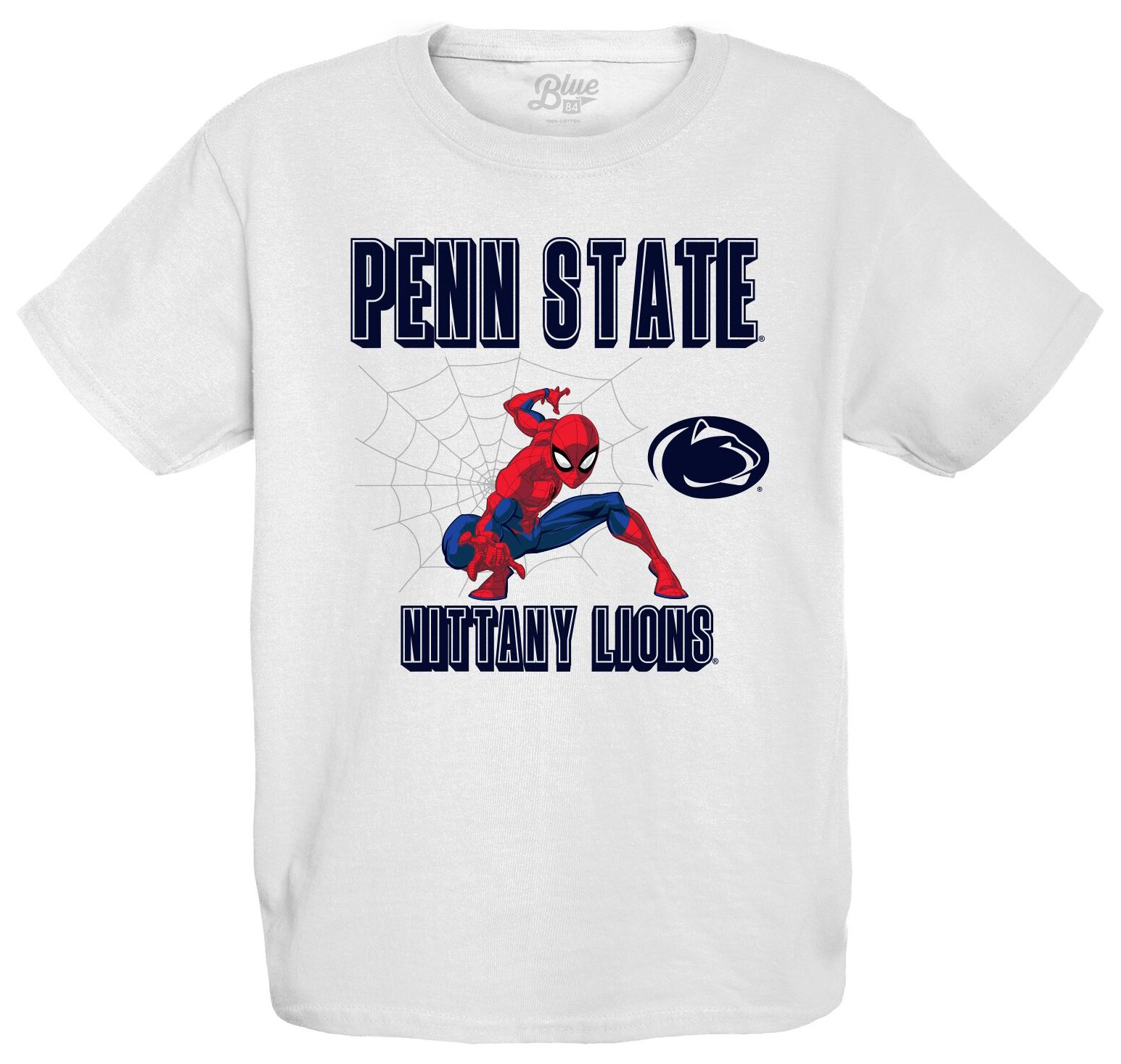 Blue 84 Youth Penn State Nittany Lions Spider-Man T-Shirt
