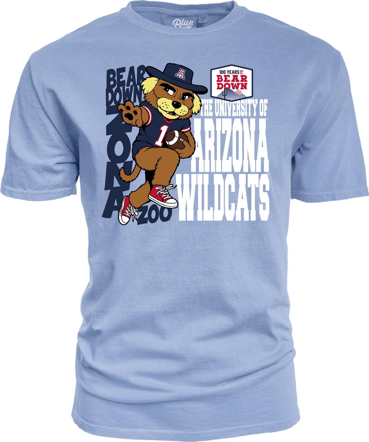 Blue 84 Youth Arizona Wildcats "100 years of Bear Down" T-Shirt