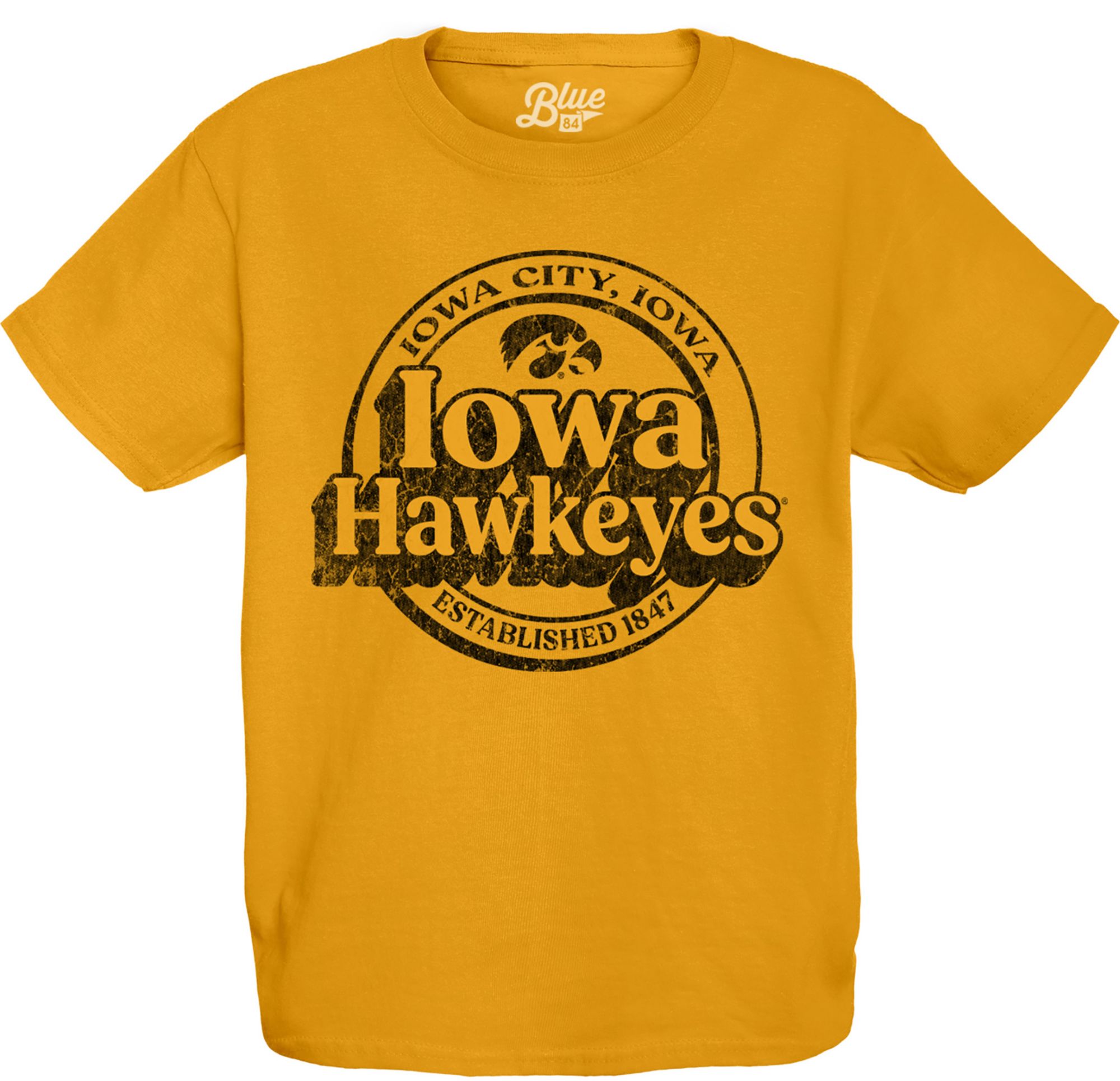 Blue 84 Youth Iowa Hawkeyes Circle T-Shirt