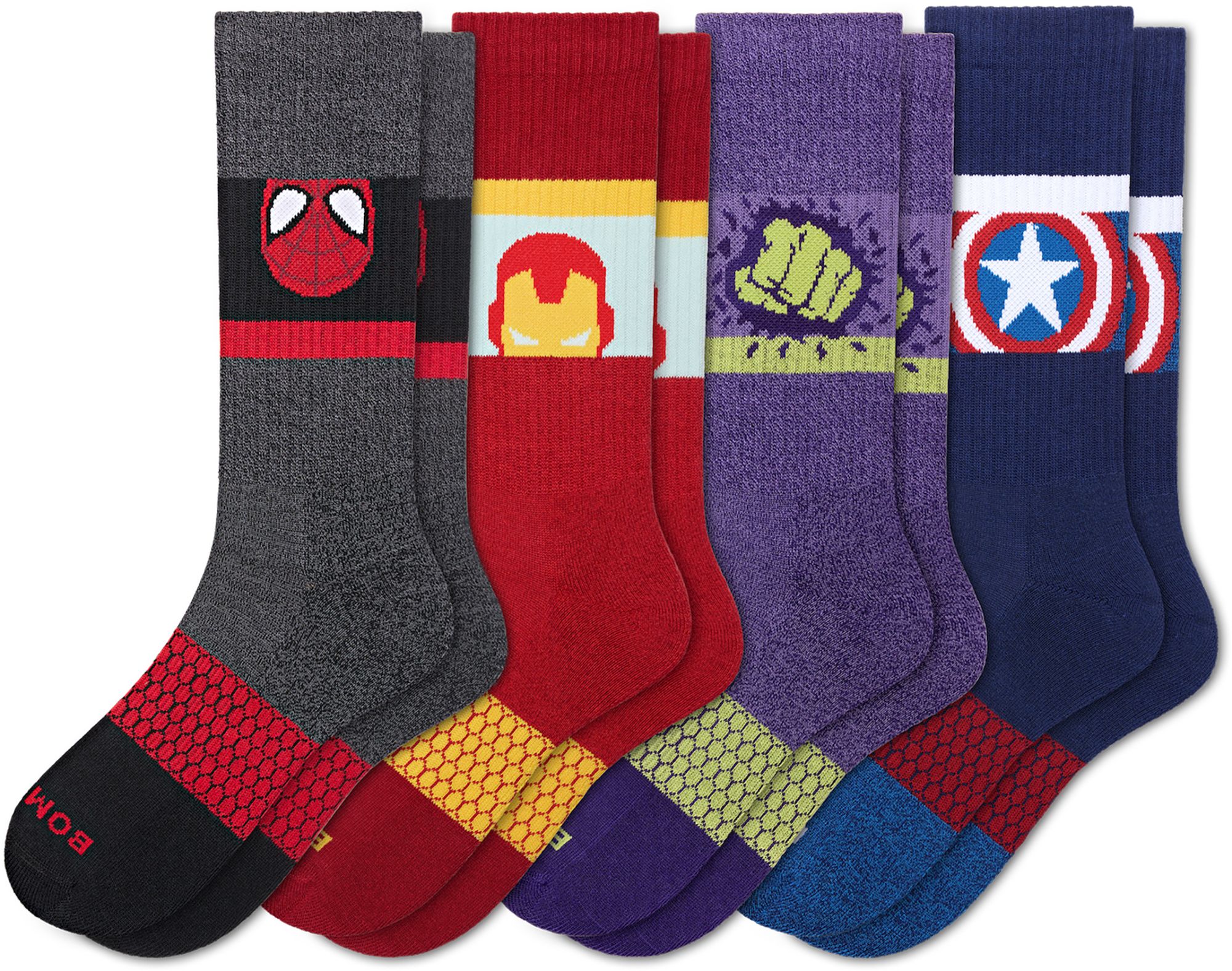 Marvel Solid Calf Socks