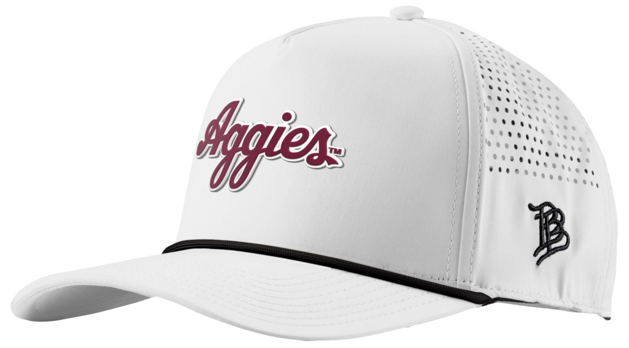 Branded Bills Adult Texas A&amp;M Aggies White Aggies Rope Snapback Adjustable Hat